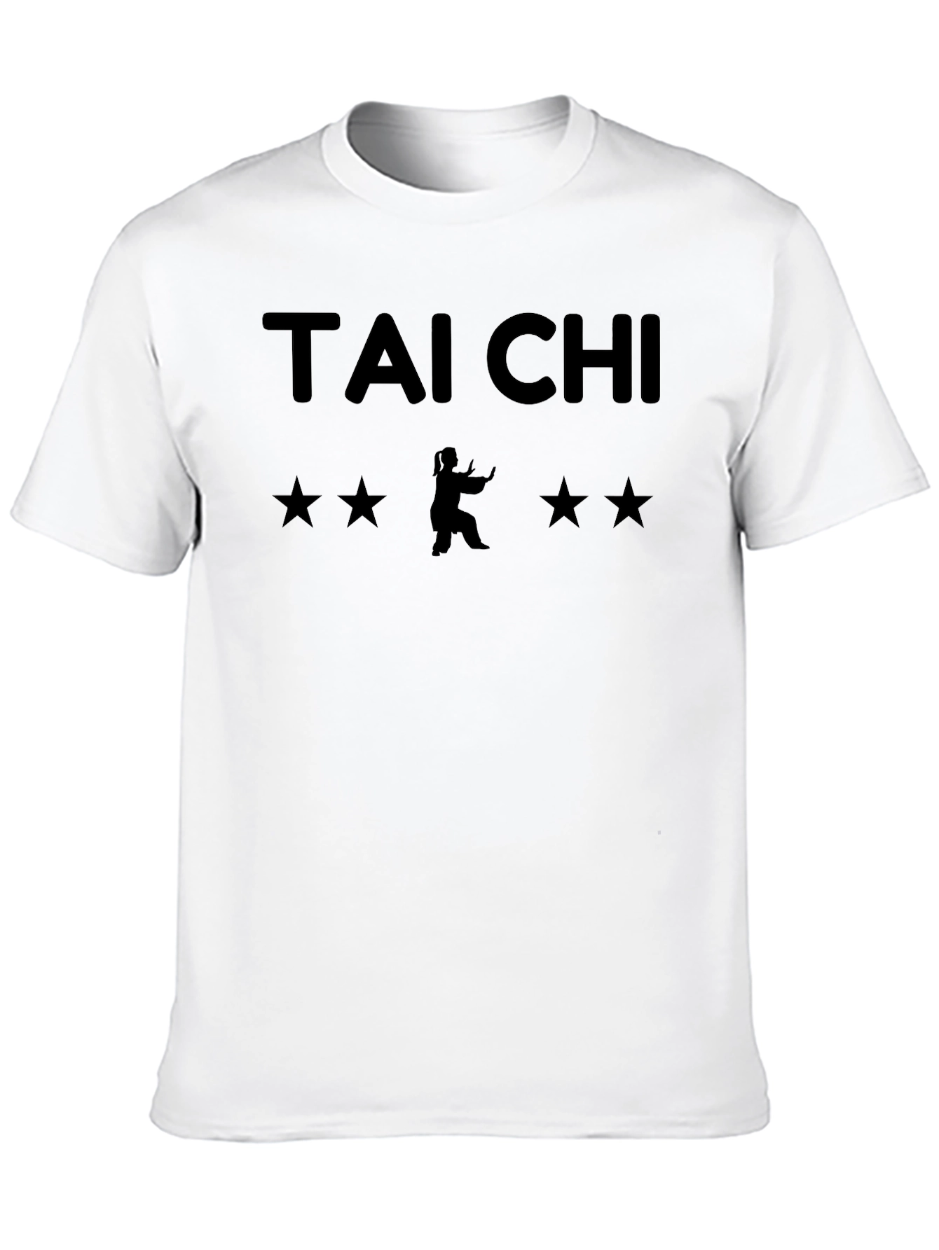 Tai Chi Black T-Shirt - Martial Arts Graphic Tee