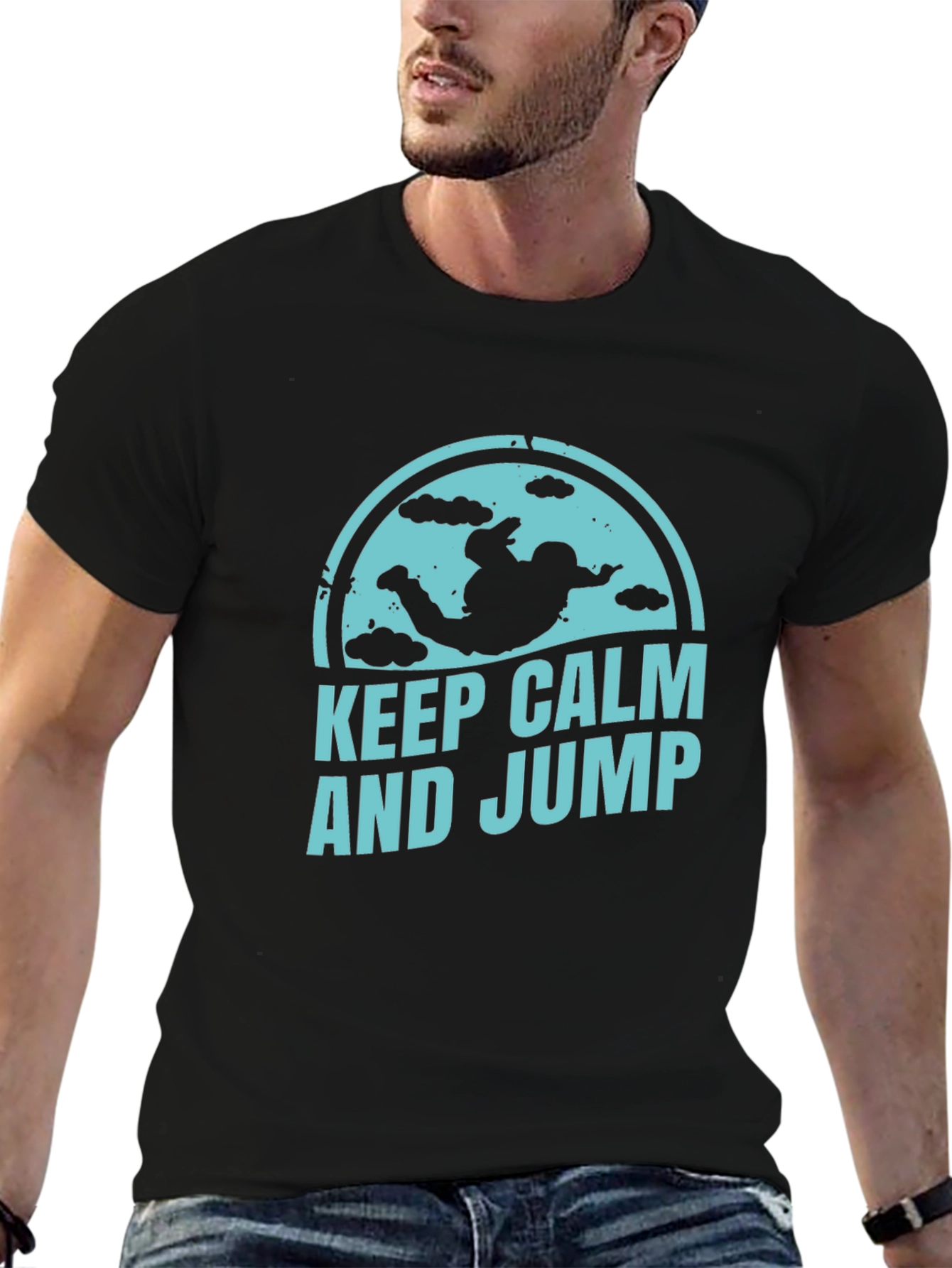Keep Calm and Jump Skydiving T-Shirt