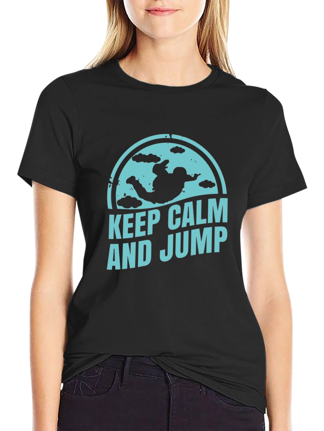 Keep Calm and Jump Skydiving T-Shirt