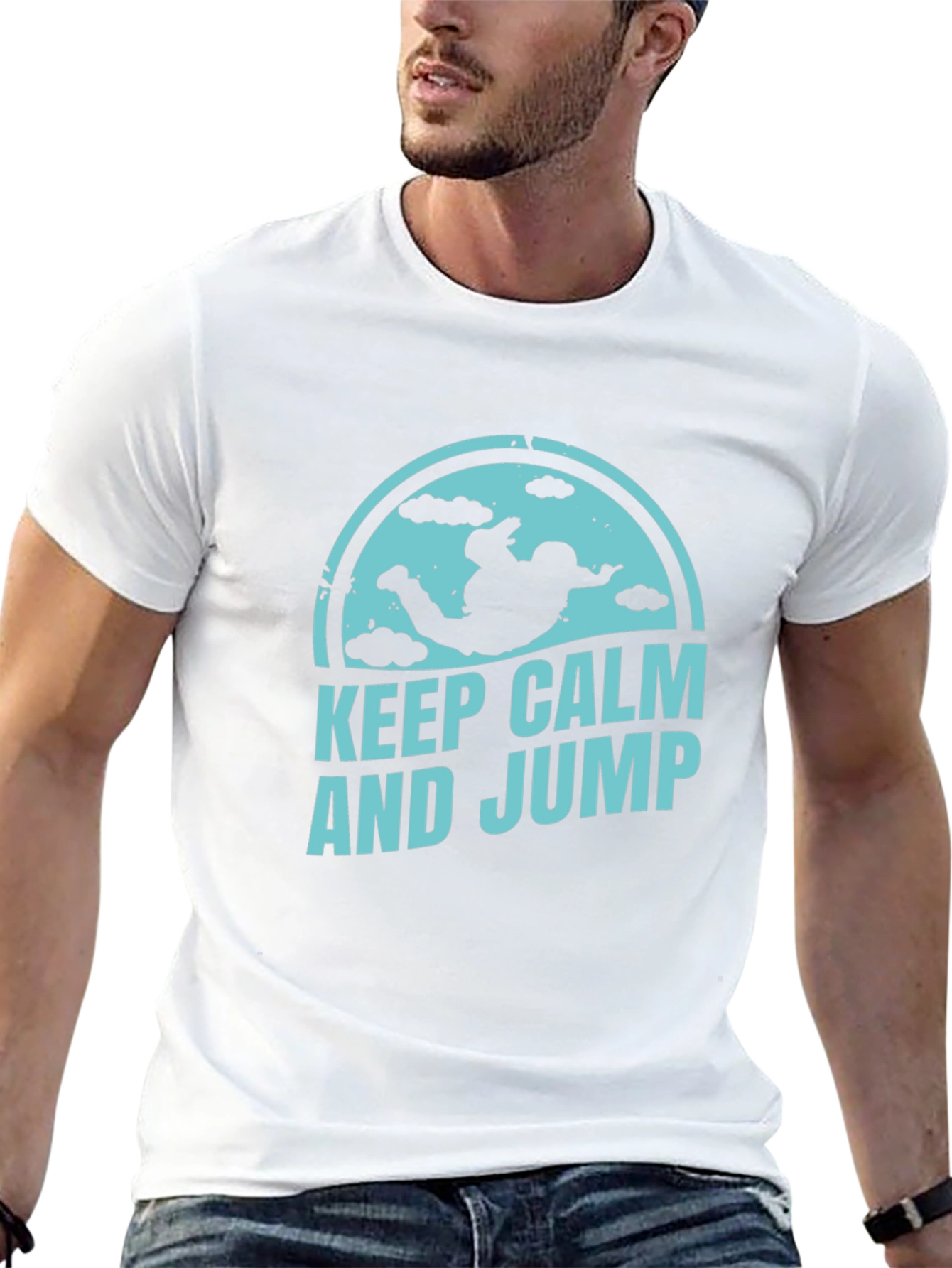 Keep Calm and Jump Skydiving T-Shirt