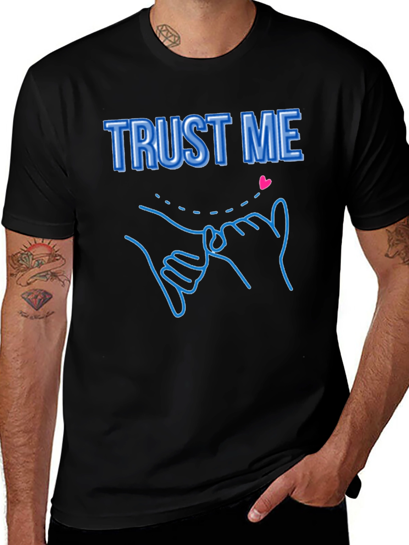 Trust Me Pinky Promise Graphic Tee