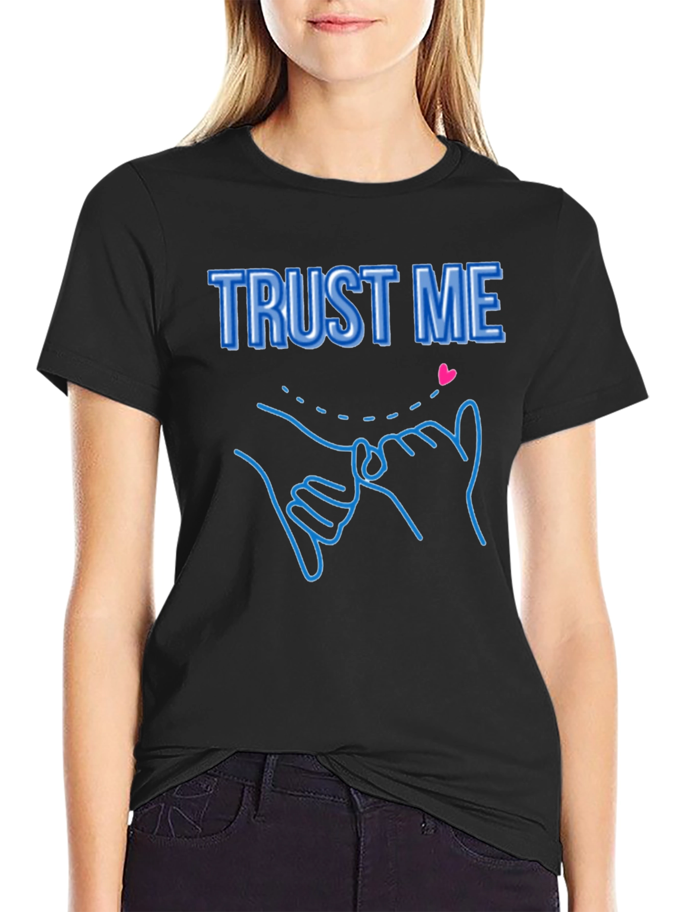 Trust Me Pinky Promise Graphic Tee