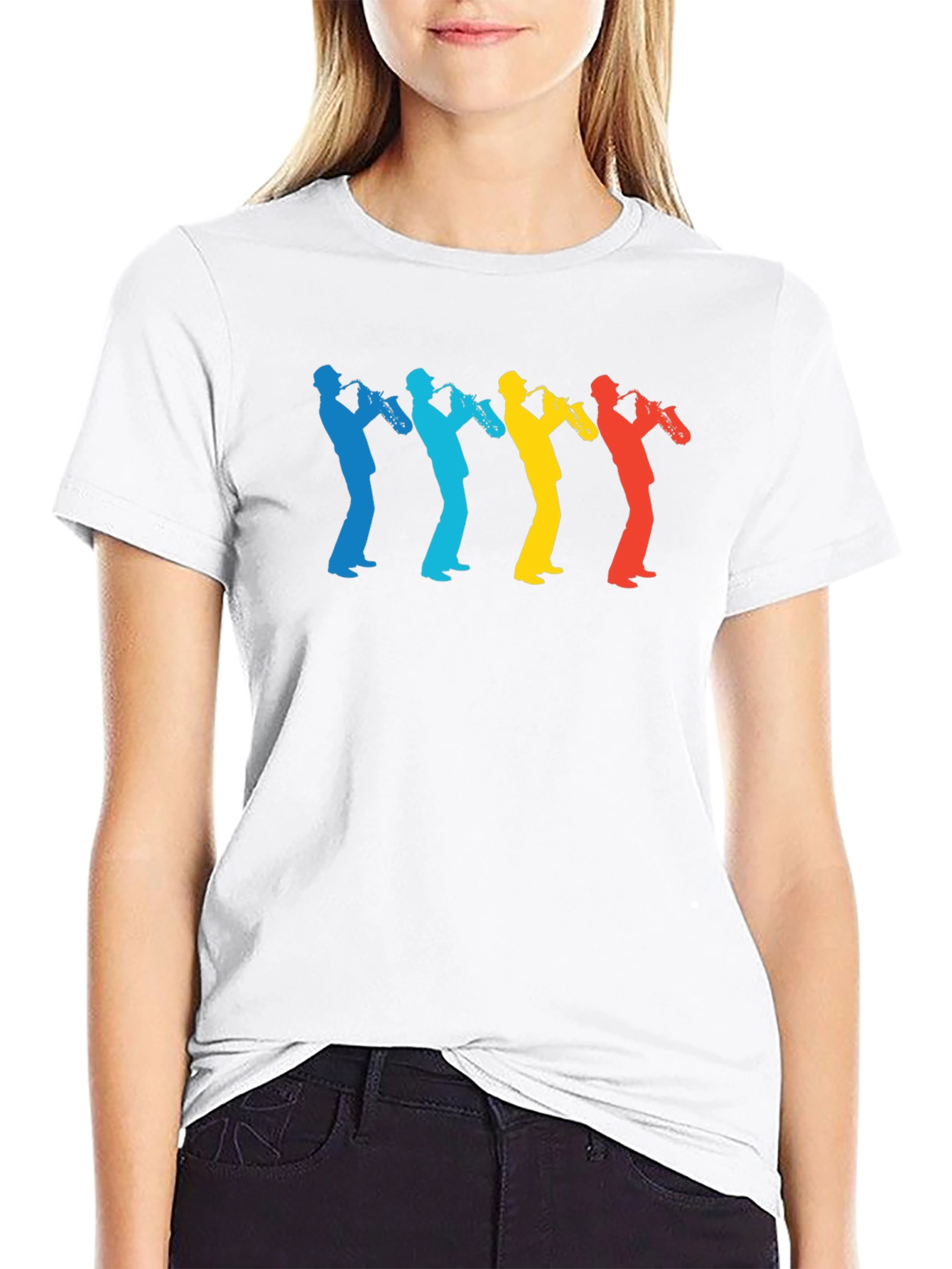 Cool Saxophone Players Graphic T-Shirt