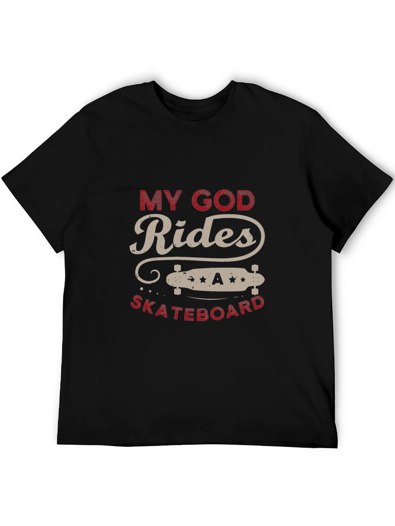 My God Rides A Skateboard T-Shirt