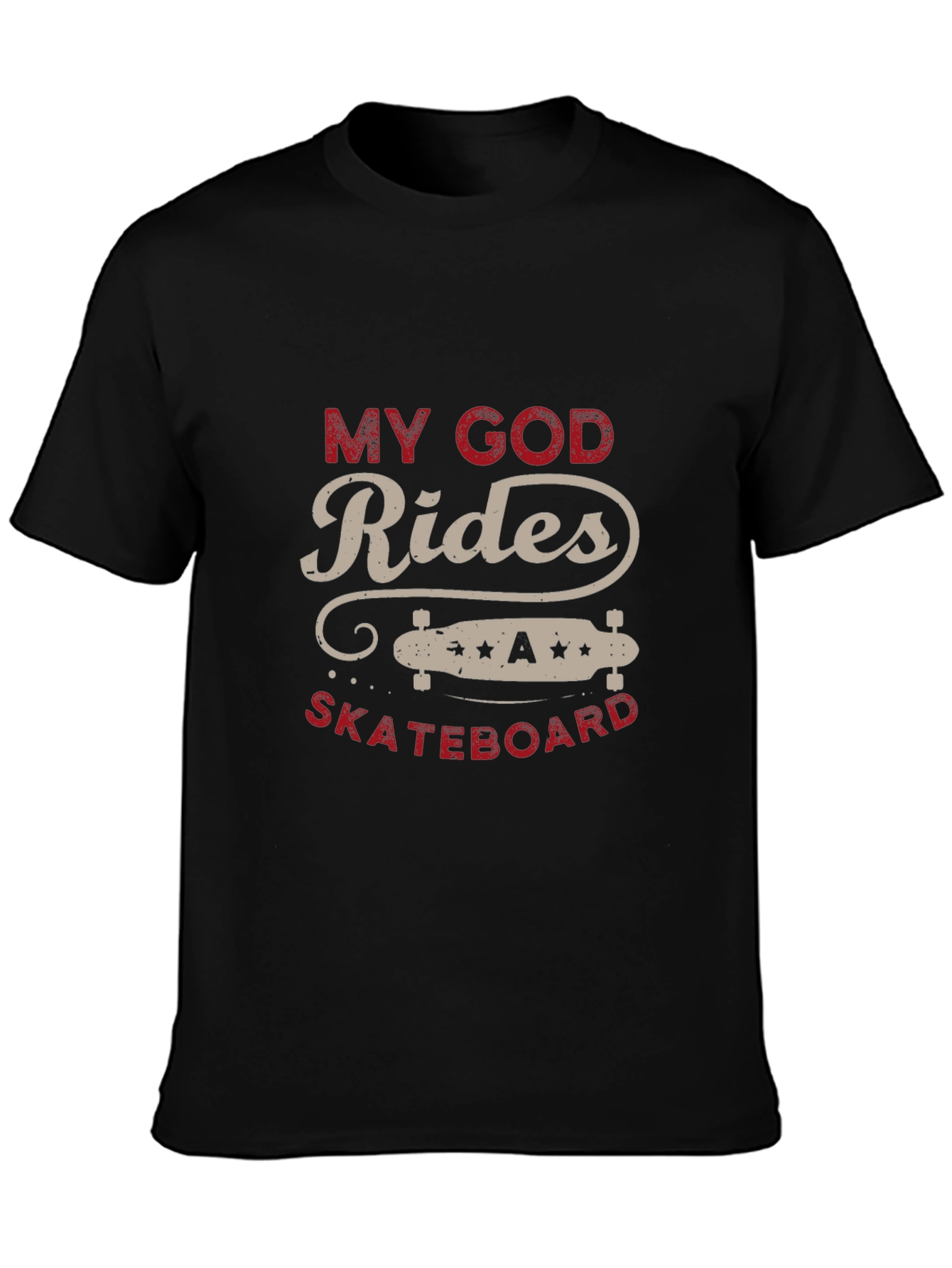 My God Rides A Skateboard T-Shirt