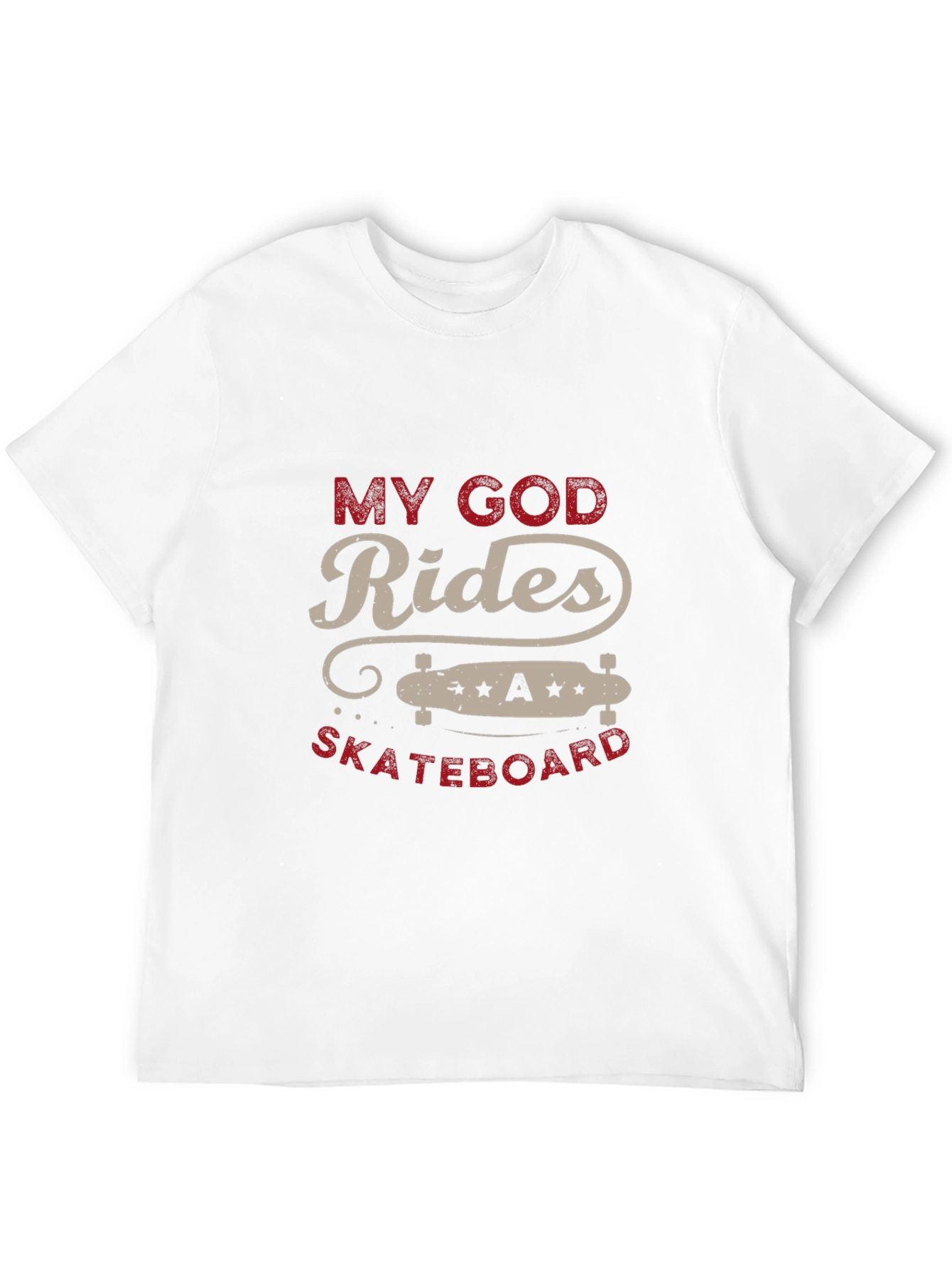 My God Rides A Skateboard T-Shirt