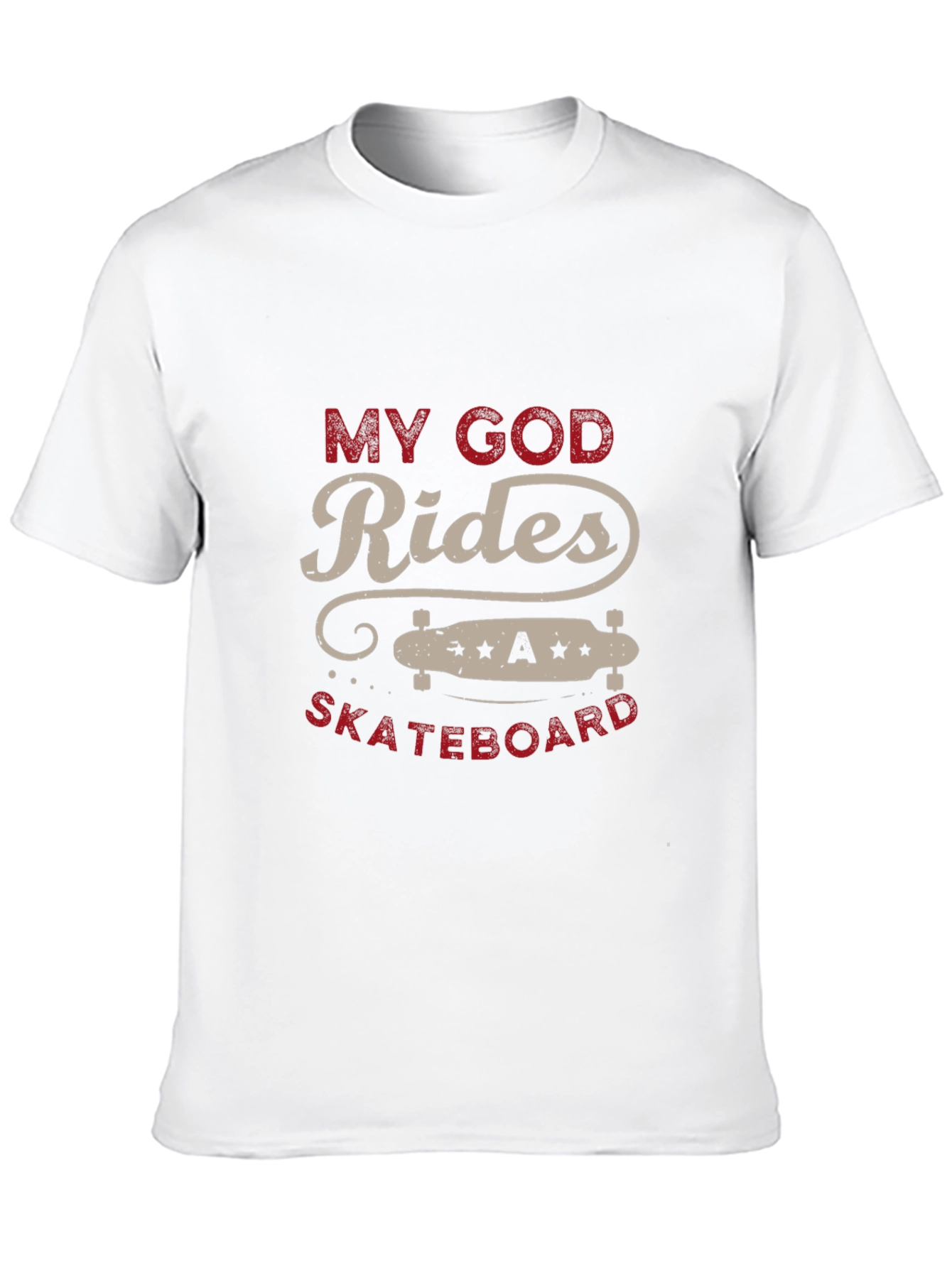 My God Rides A Skateboard T-Shirt