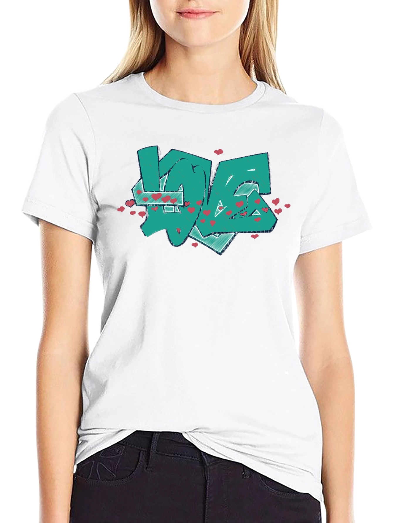 Graffiti LOVE T-Shirt - Modern Streetwear