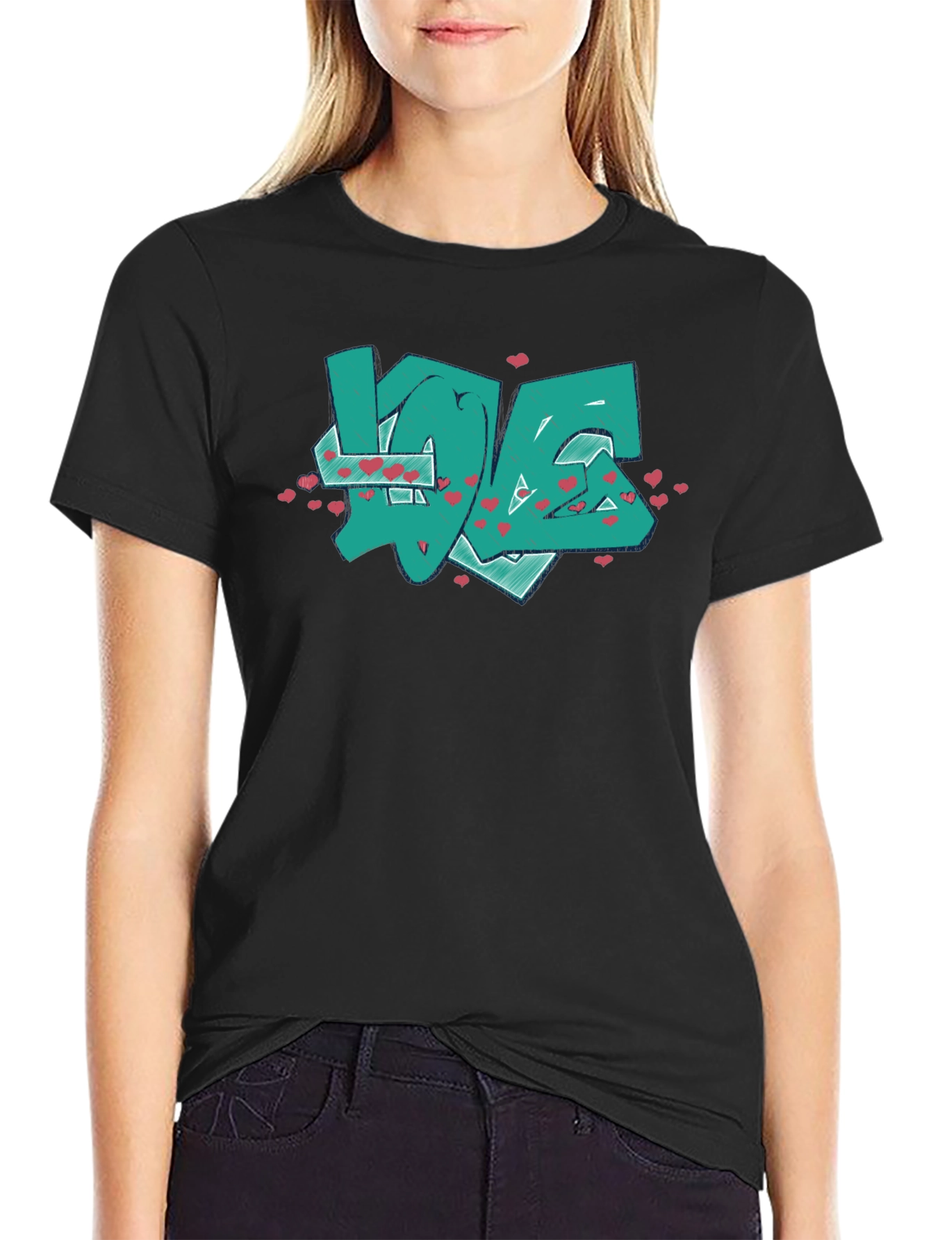 Graffiti LOVE T-Shirt - Modern Streetwear