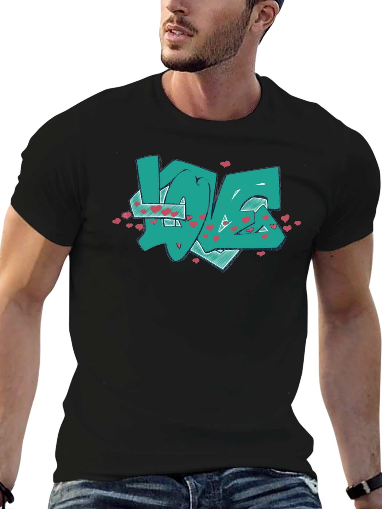 Graffiti LOVE T-Shirt - Modern Streetwear