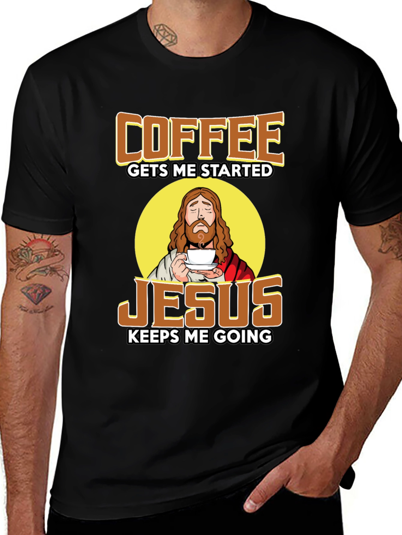 Coffee and Jesus Graphic Tee