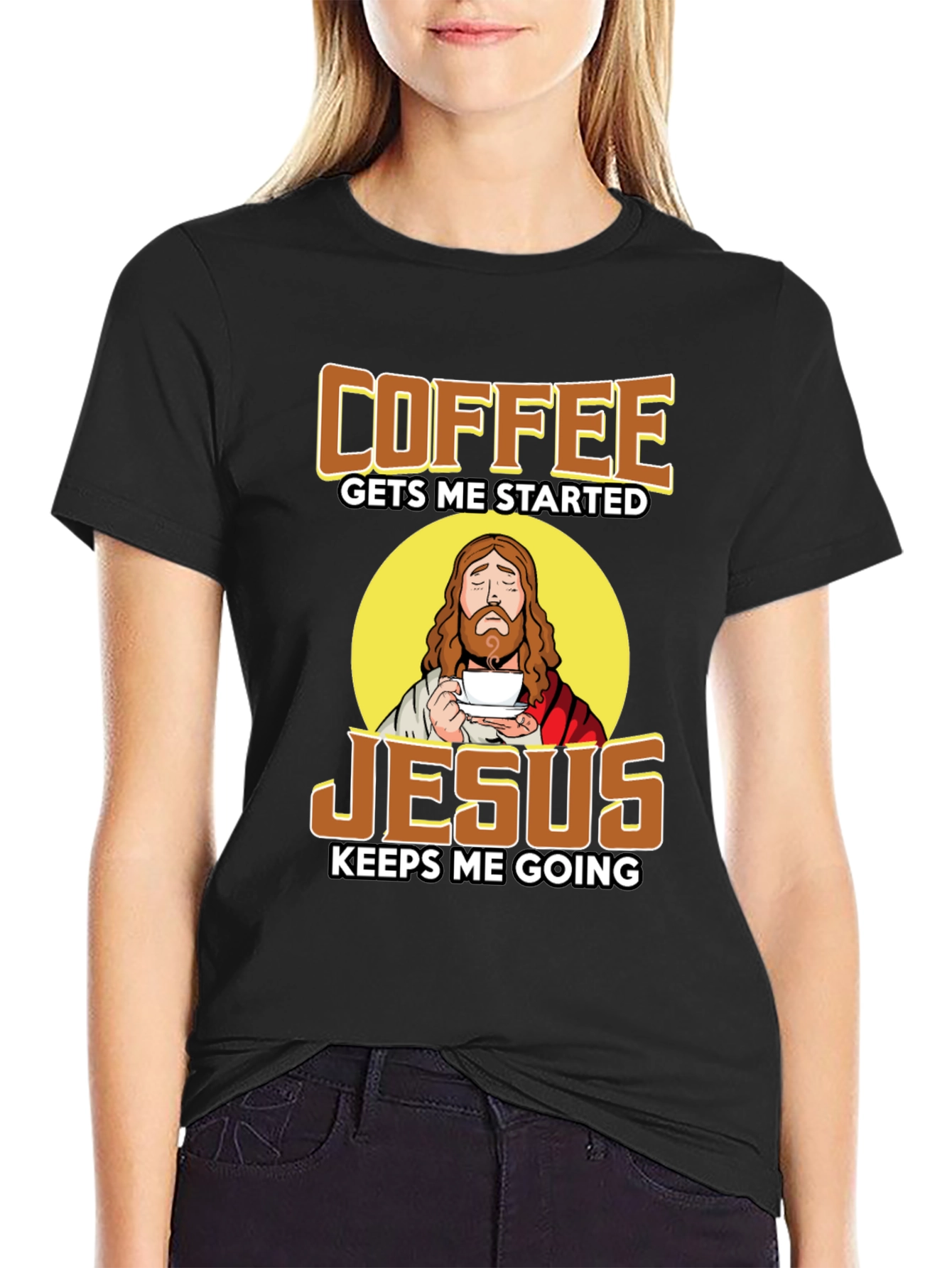 Coffee and Jesus Graphic Tee