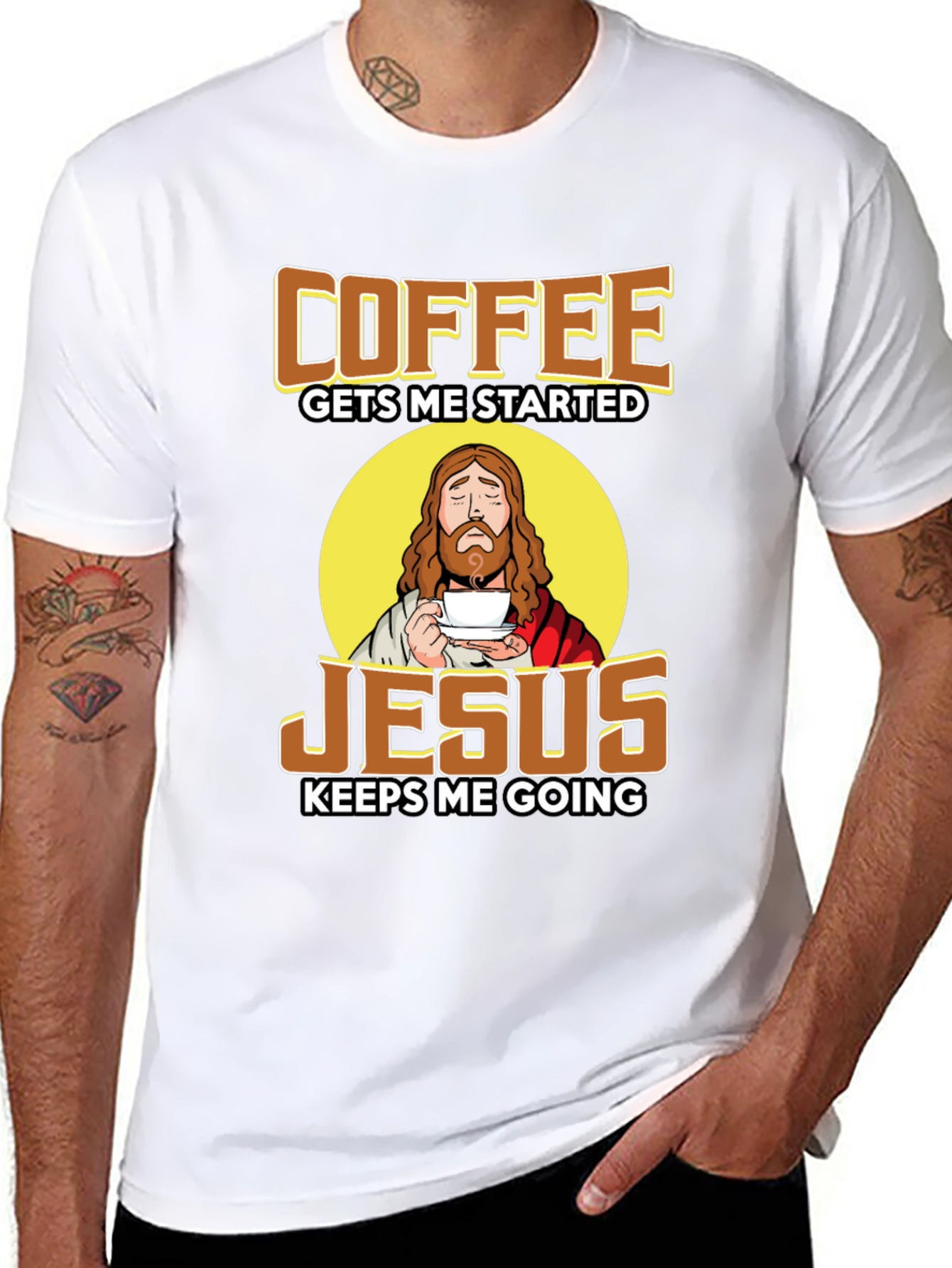 Coffee and Jesus Graphic Tee