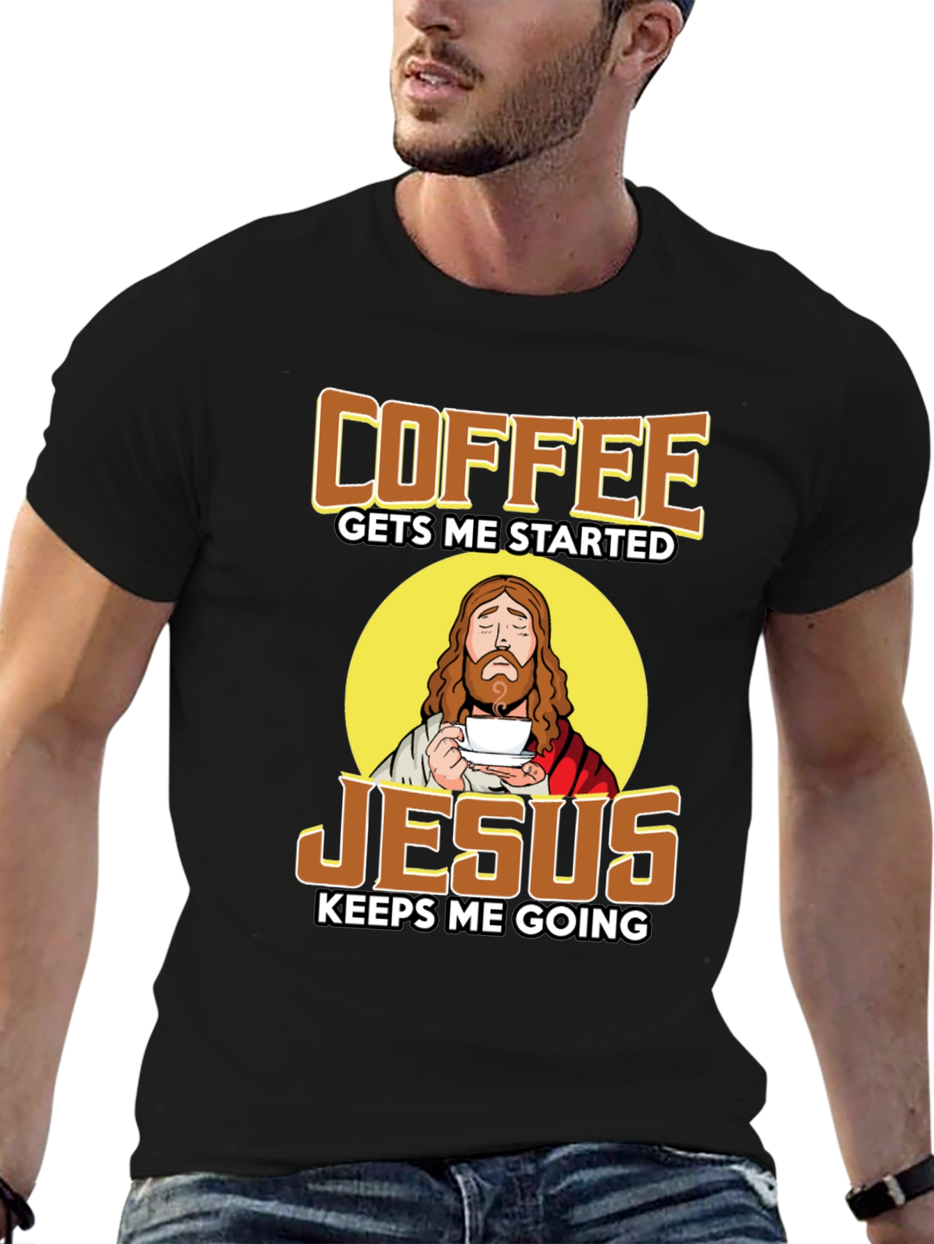 Coffee and Jesus Graphic Tee