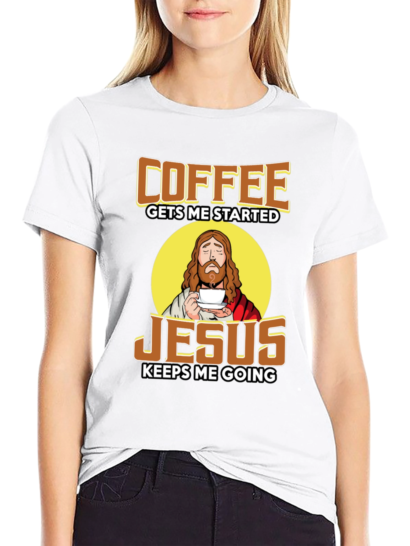 Coffee and Jesus Graphic Tee