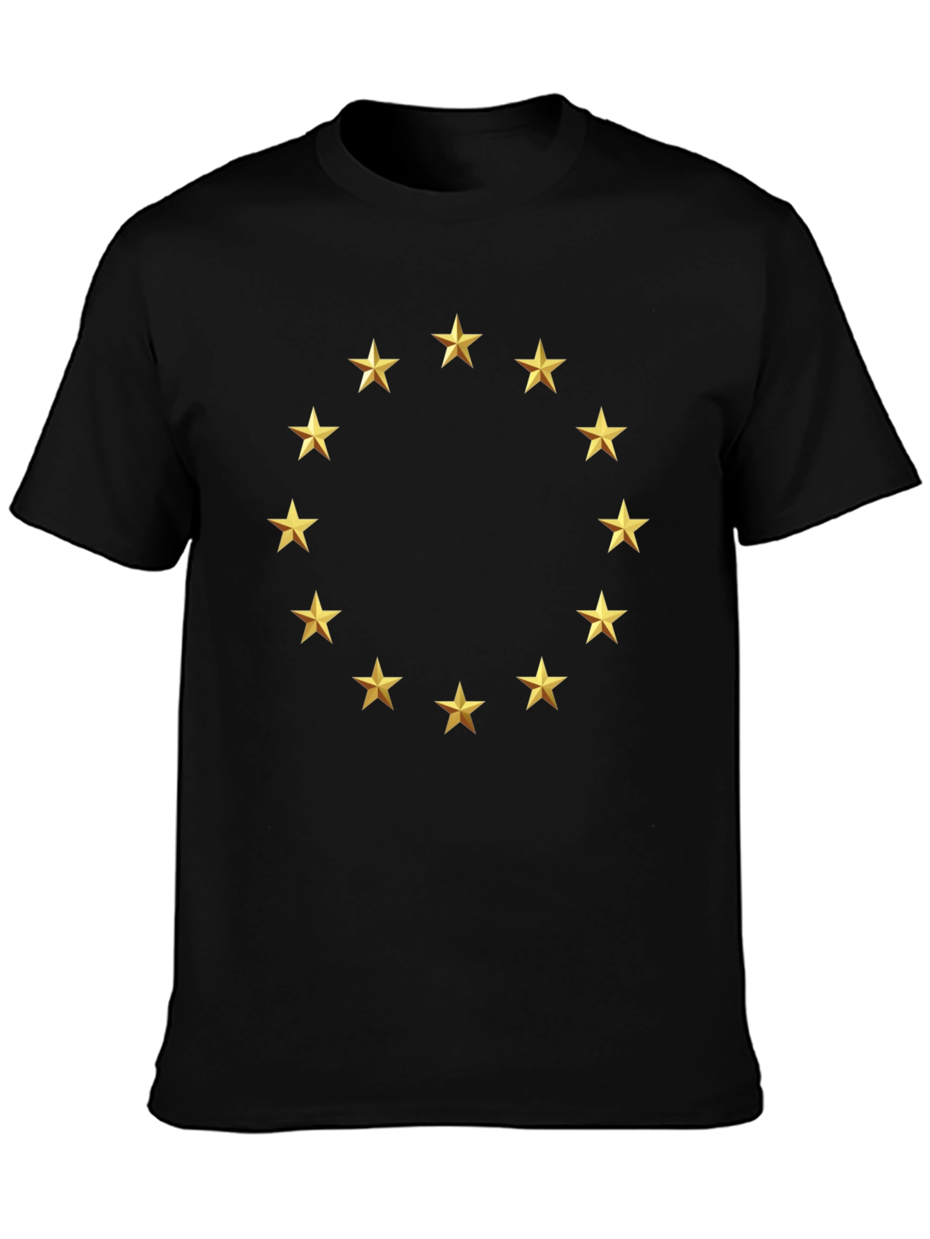 Euro Stars Black T-Shirt