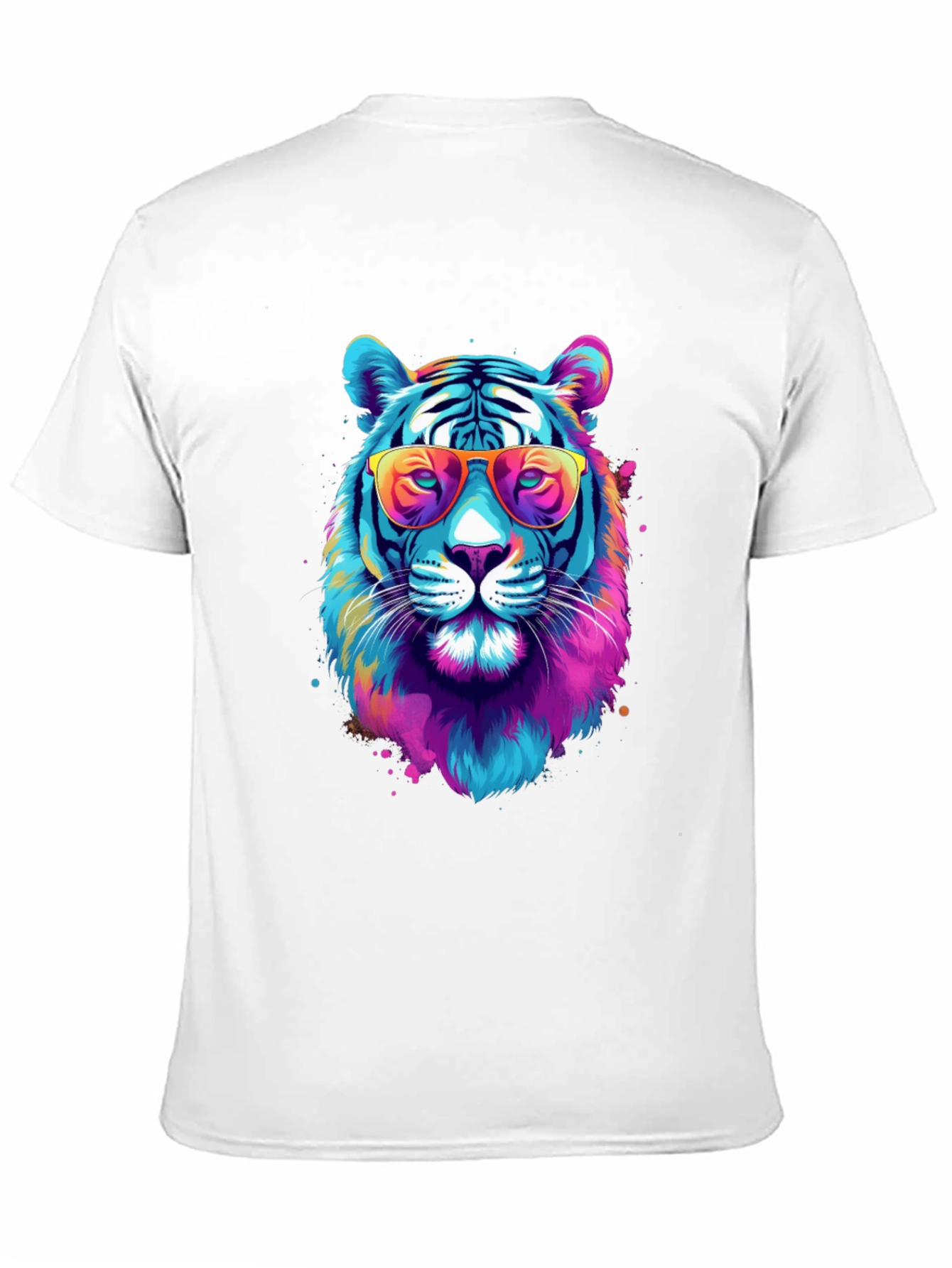 Cool Tiger Graphic Tee - Black Unisex T-Shirt