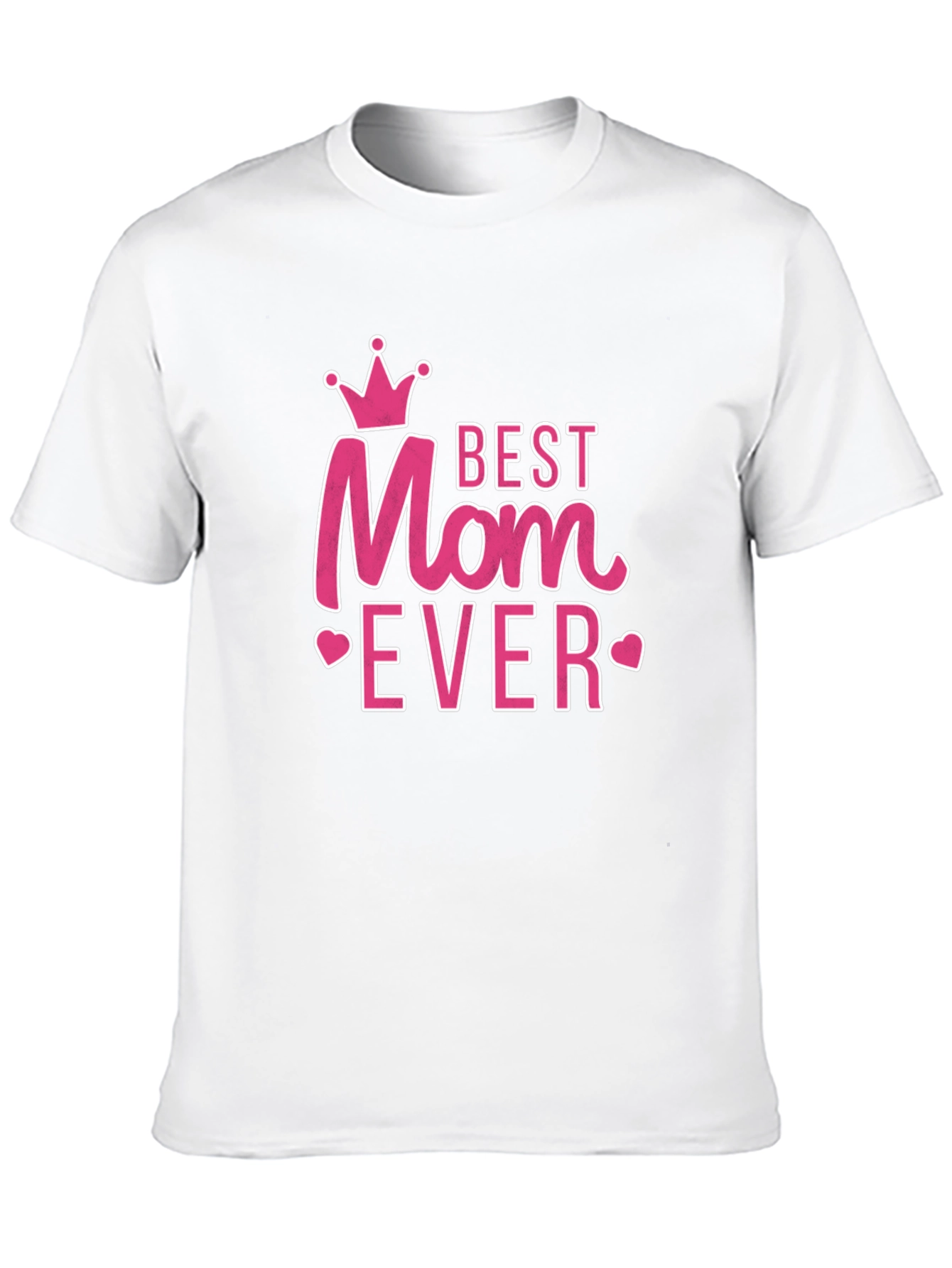 Best Mom Ever Pink Graphic T-Shirt
