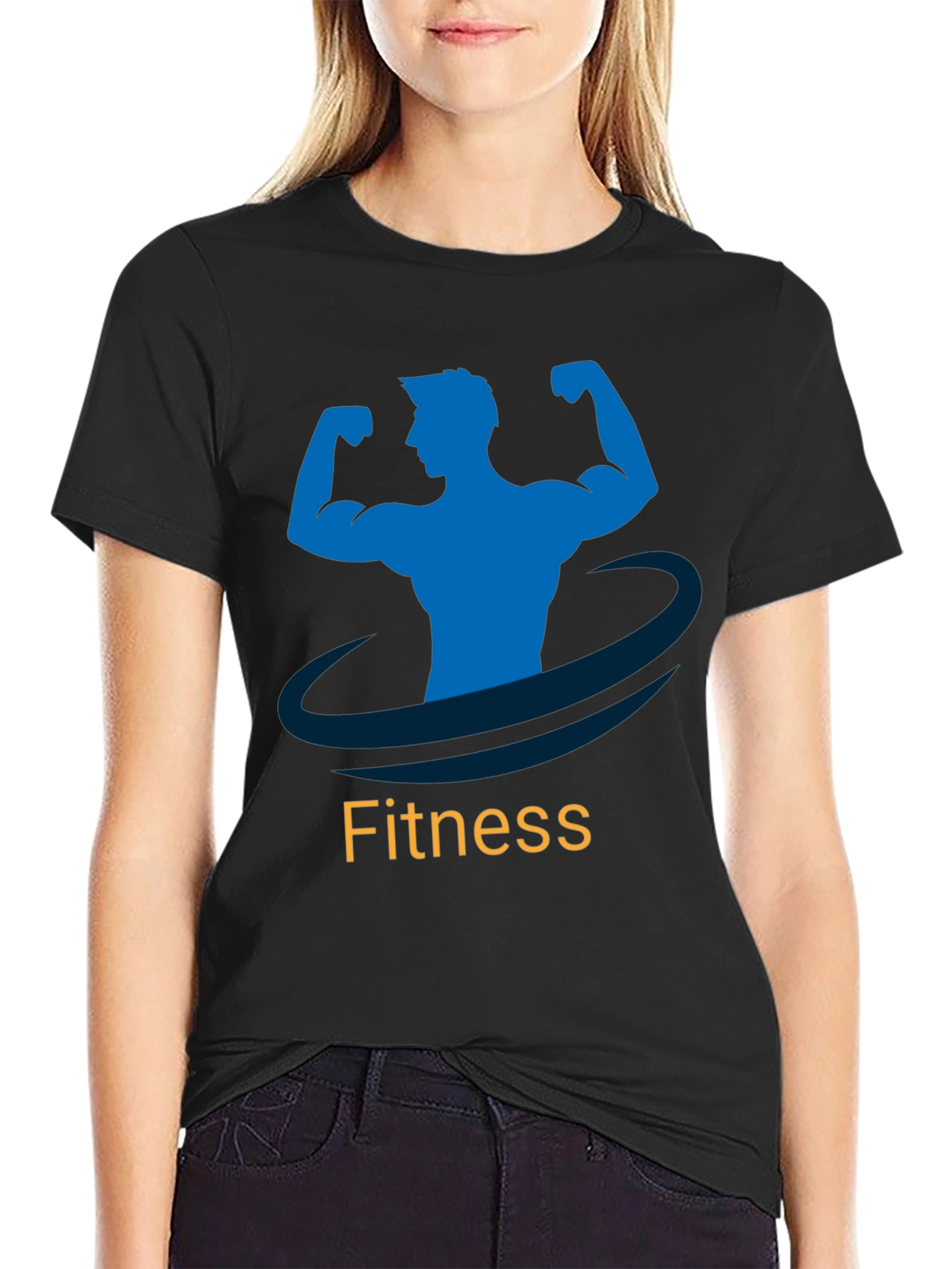 Fitness Graphic Tee - Mens Black T-Shirt