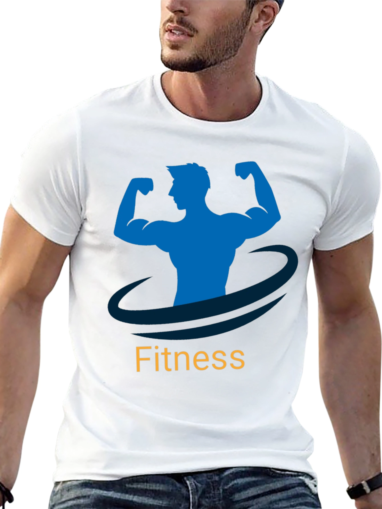 Fitness Graphic Tee - Mens Black T-Shirt