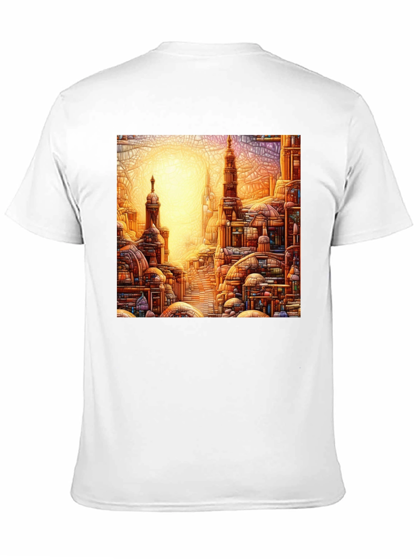Cityscape Graphic Tee - Artistic Urban Design