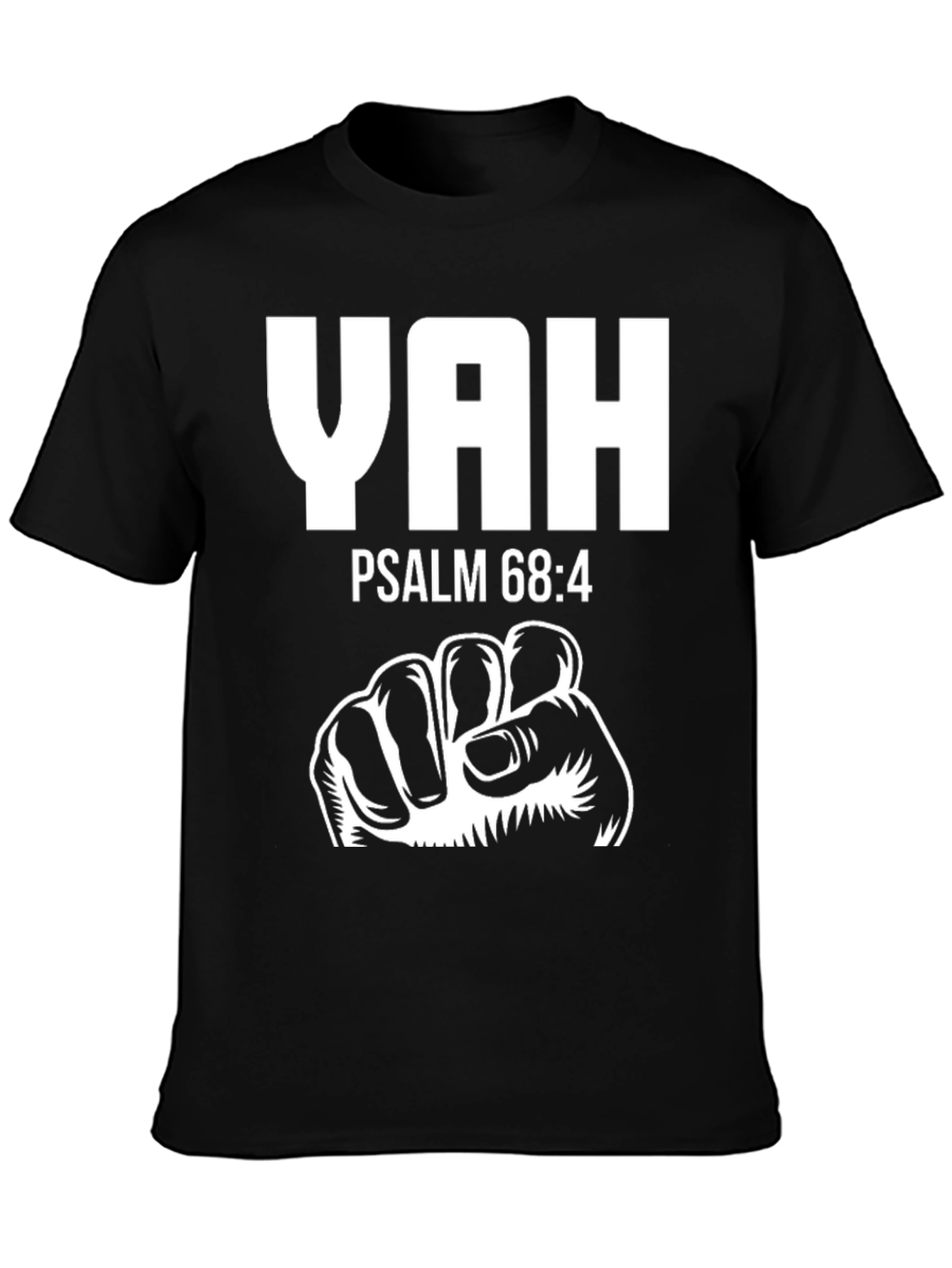 YAH Psalm 68:4 Graphic T-Shirt - Christian Apparel