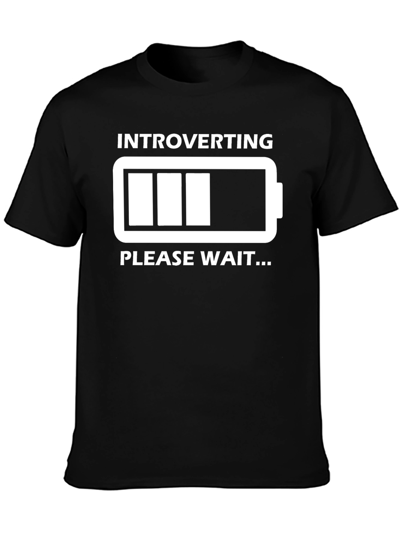 Introverting Please Wait Graphic T-Shirt