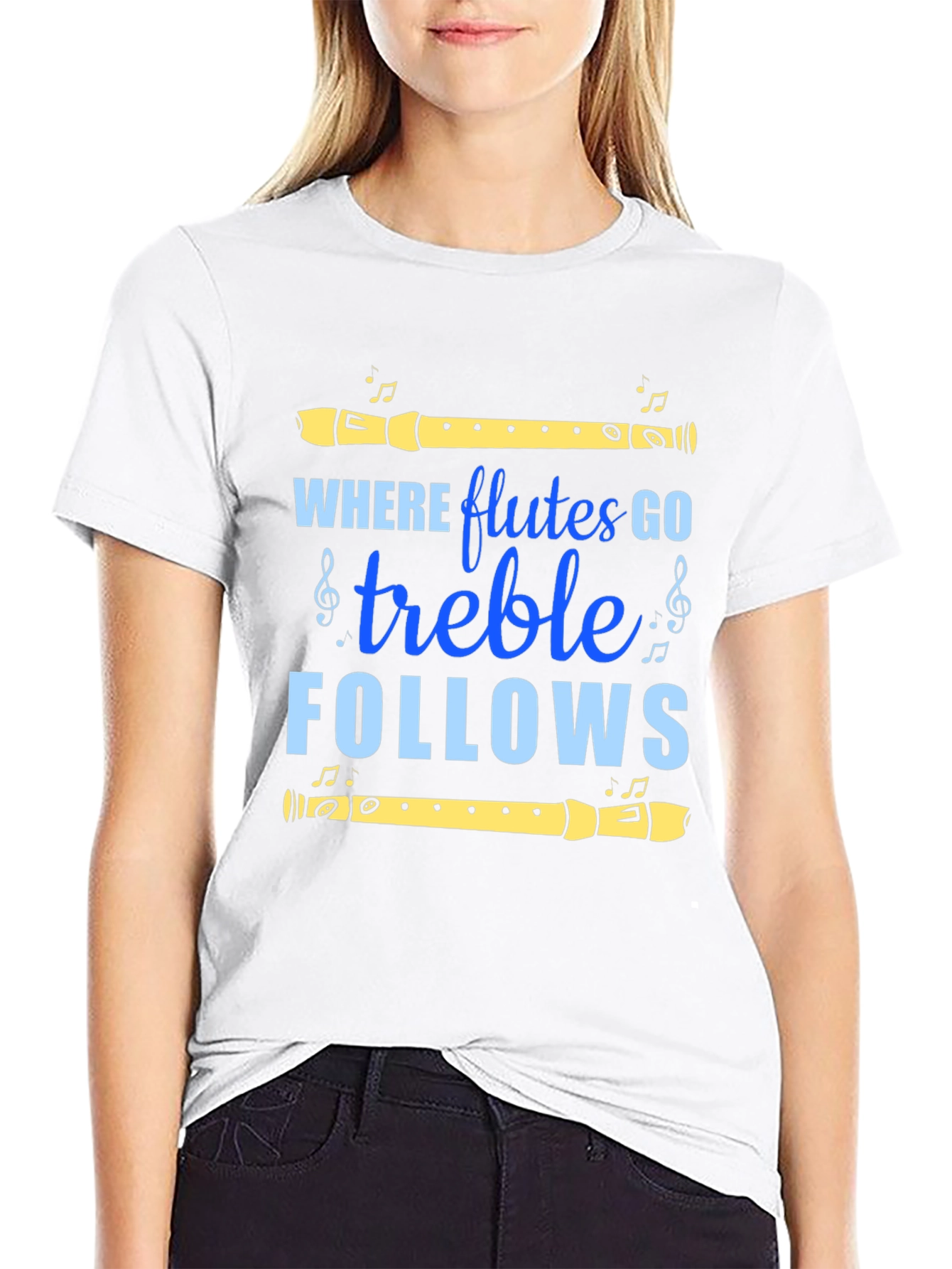 Where Flutes Go Treble Follows Tee