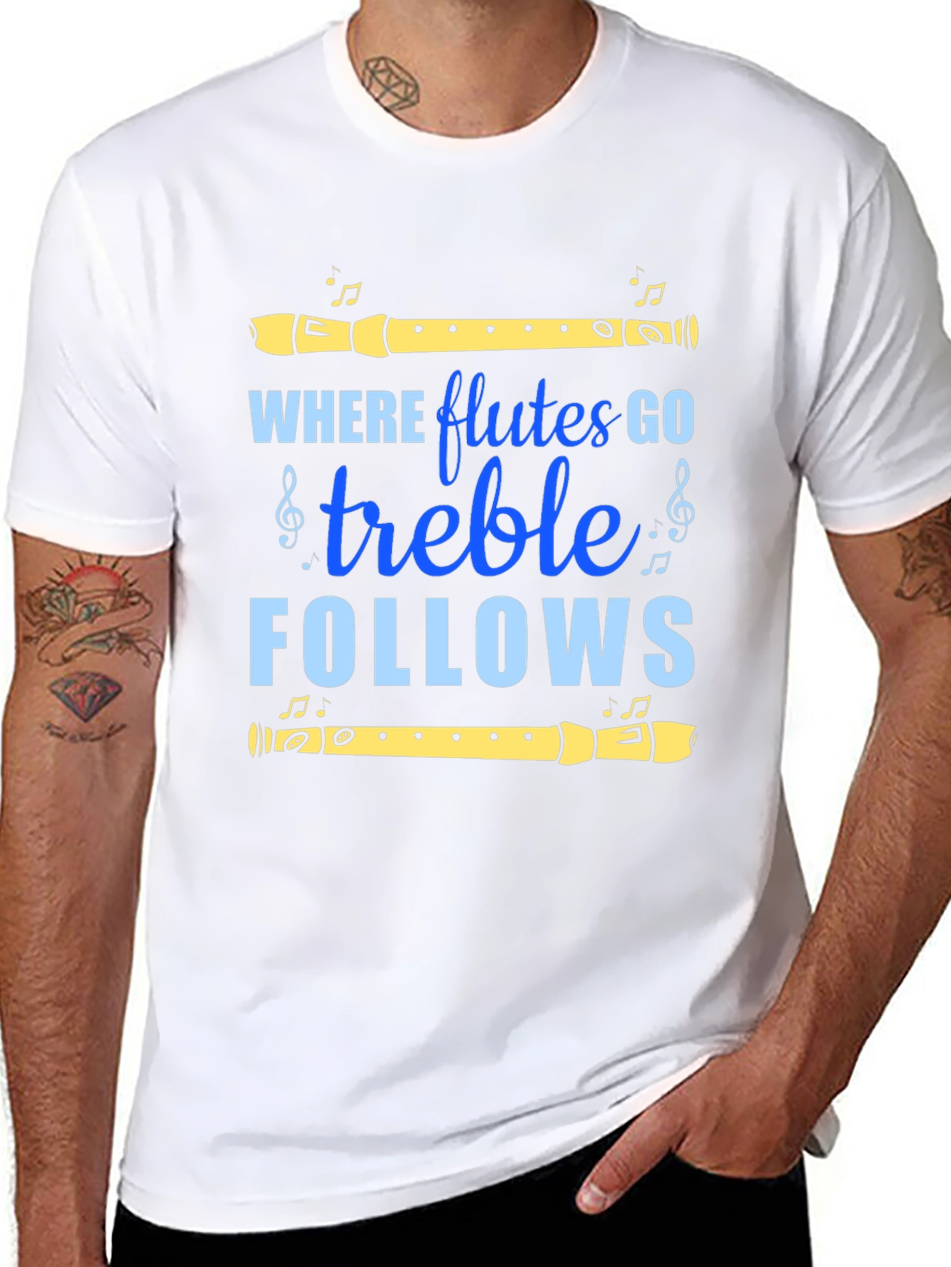 Where Flutes Go Treble Follows Tee
