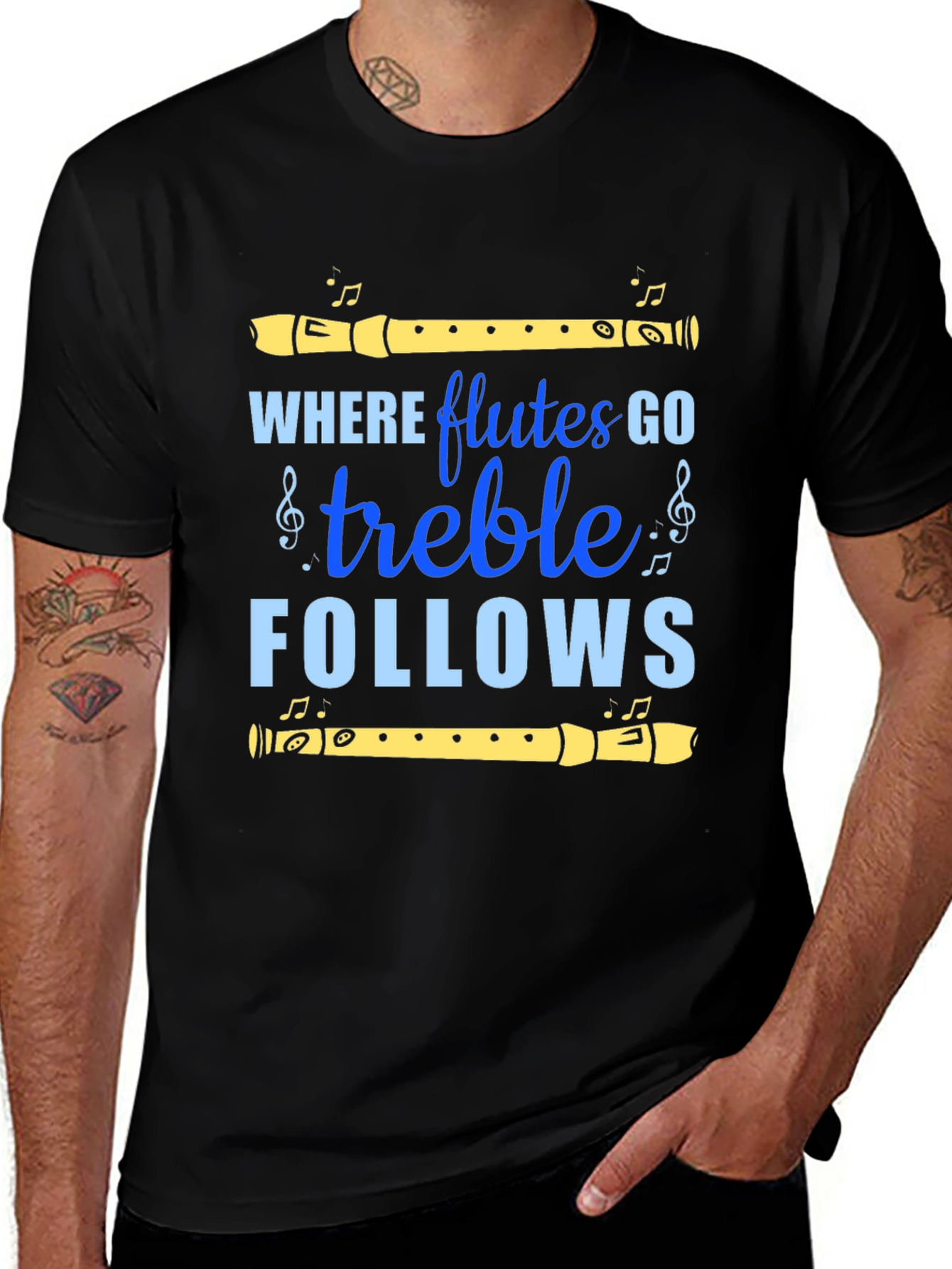 Where Flutes Go Treble Follows Tee