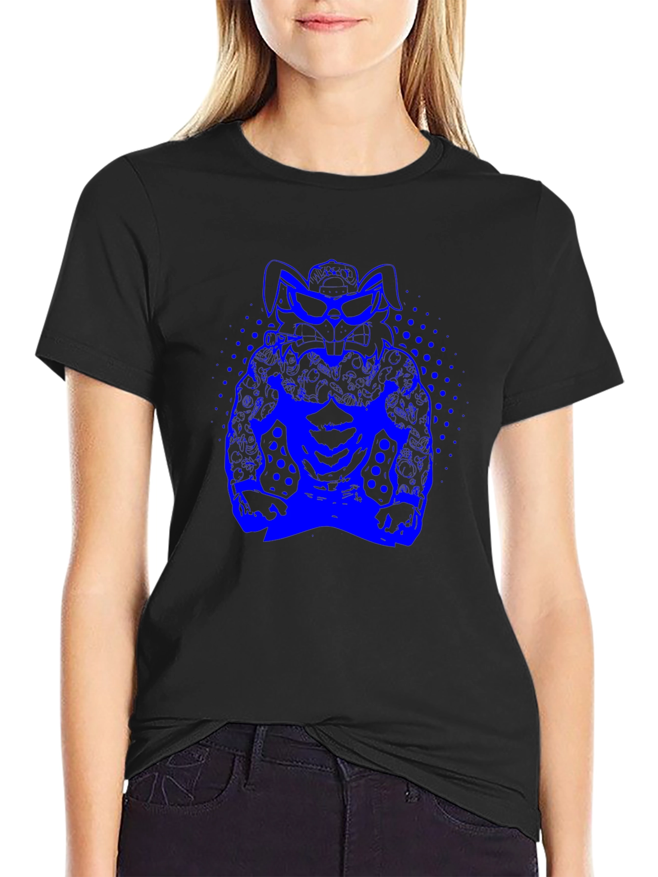 Graphic T-Shirt - Blue Monster Design