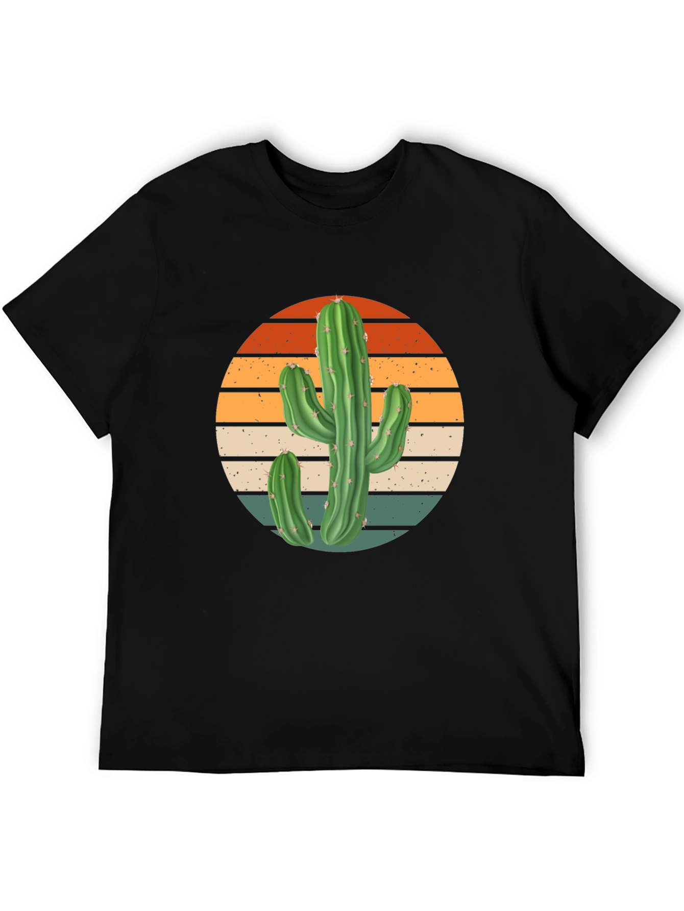 Cactus Sunset Graphic Tee - Unique Desert Style