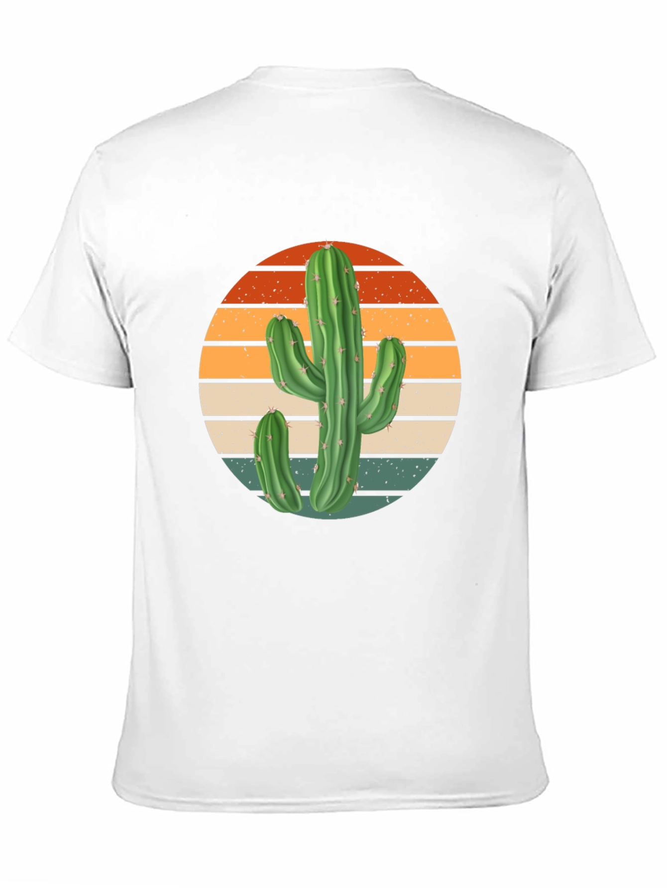 Cactus Sunset Graphic Tee - Unique Desert Style