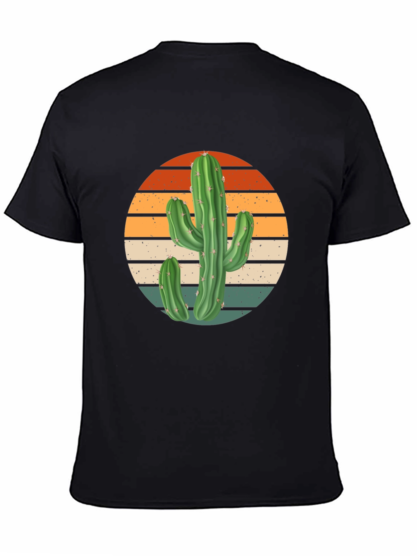 Cactus Sunset Graphic Tee - Unique Desert Style