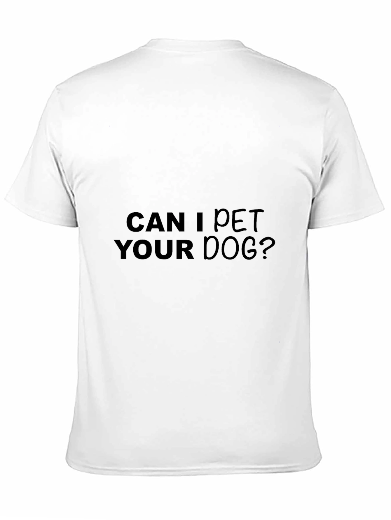 Can I Pet Your Dog? Black Graphic Tee