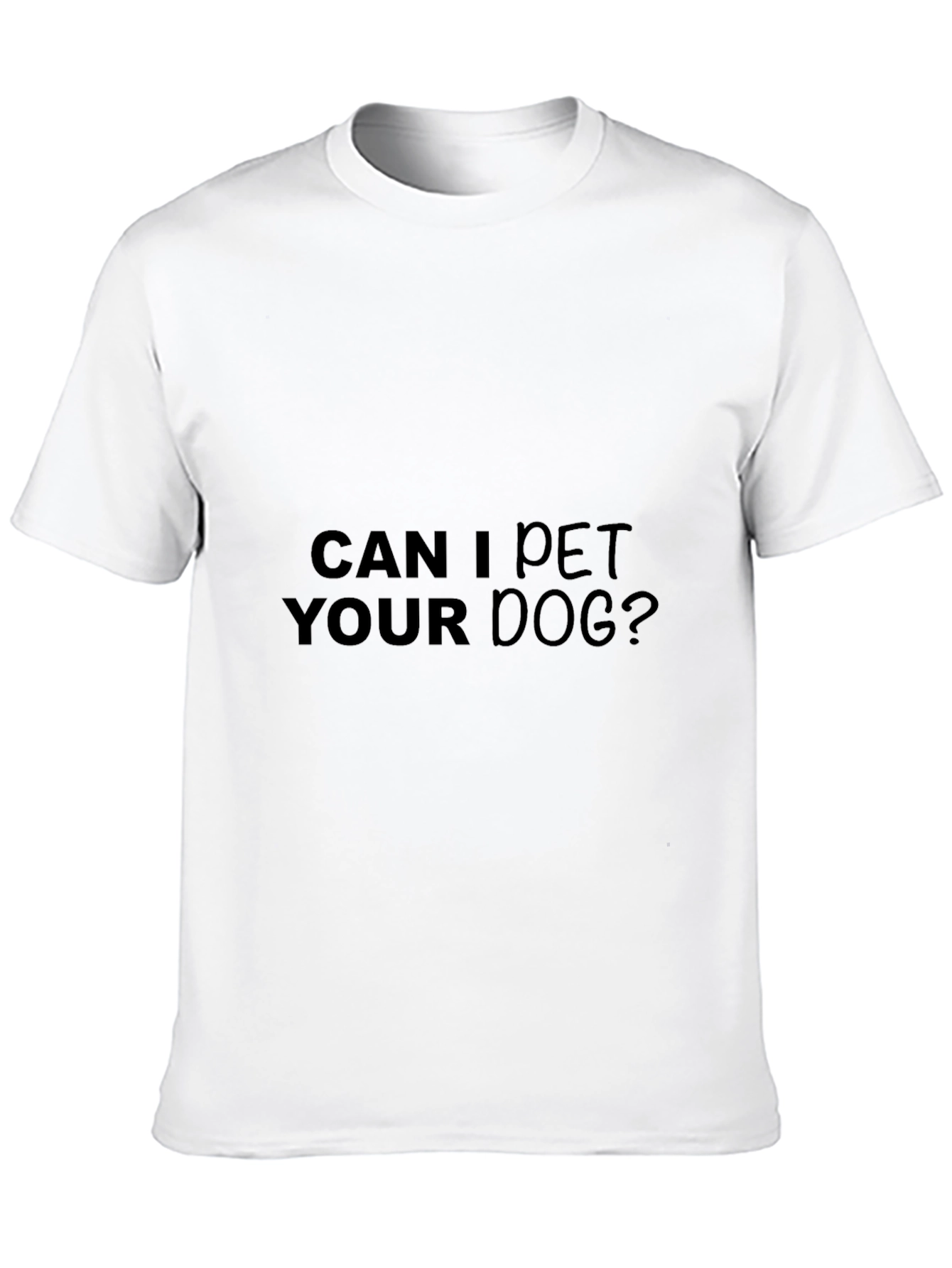 Can I Pet Your Dog? Black Graphic Tee