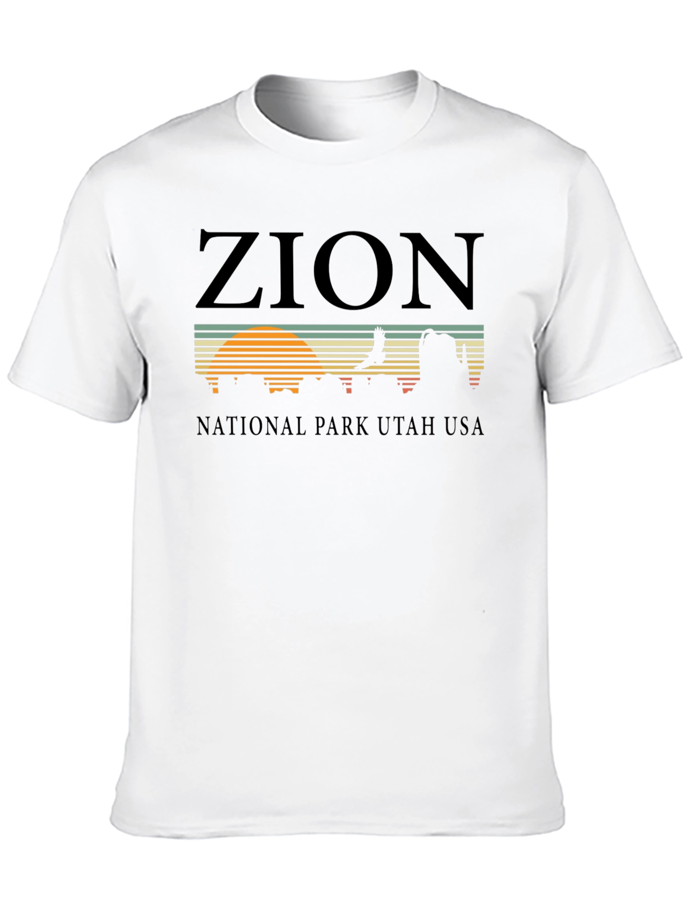 Zion National Park Graphic Tee - Retro Style