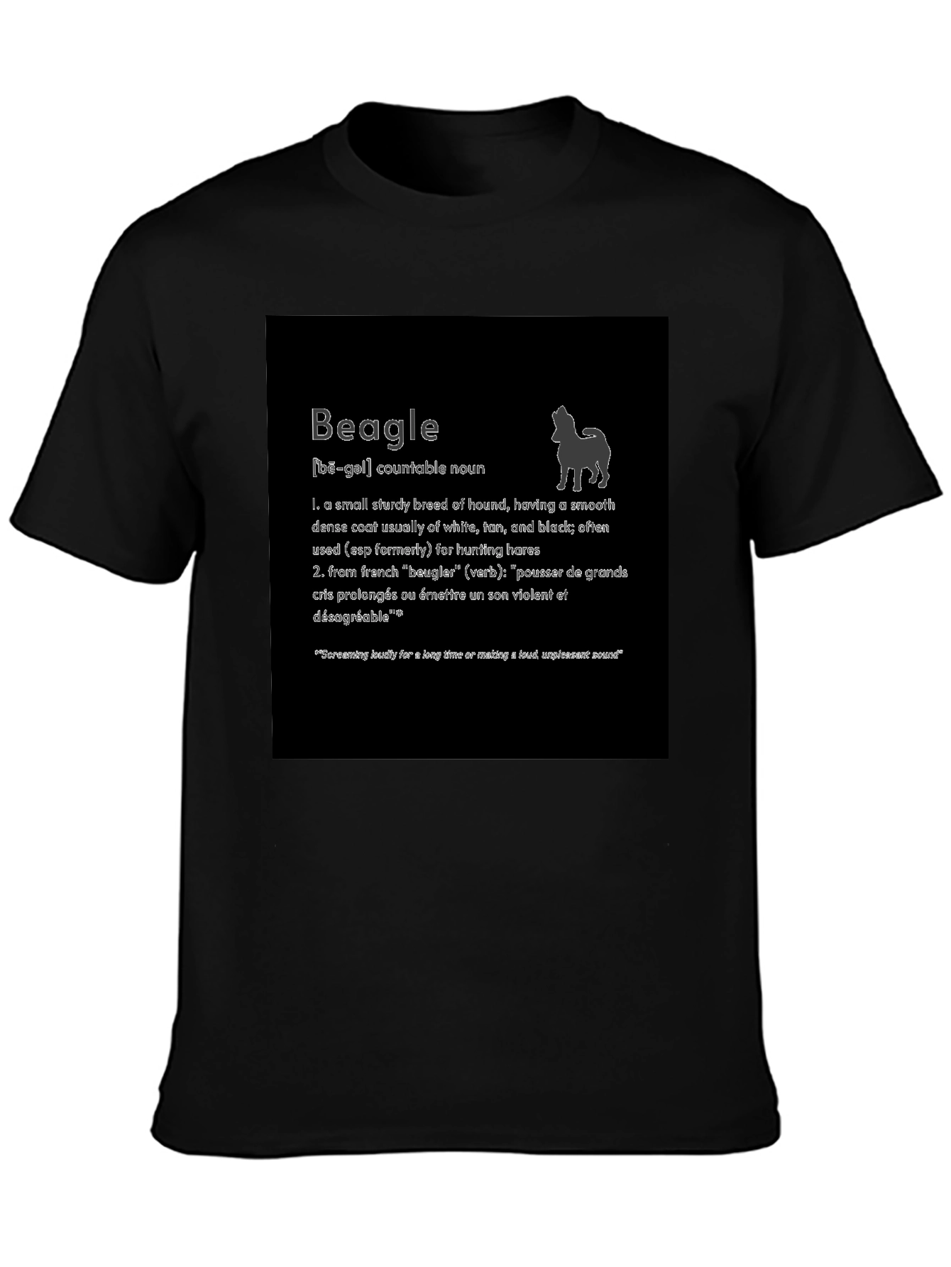 Beagle Definition T-Shirt - Dog Lover Tee