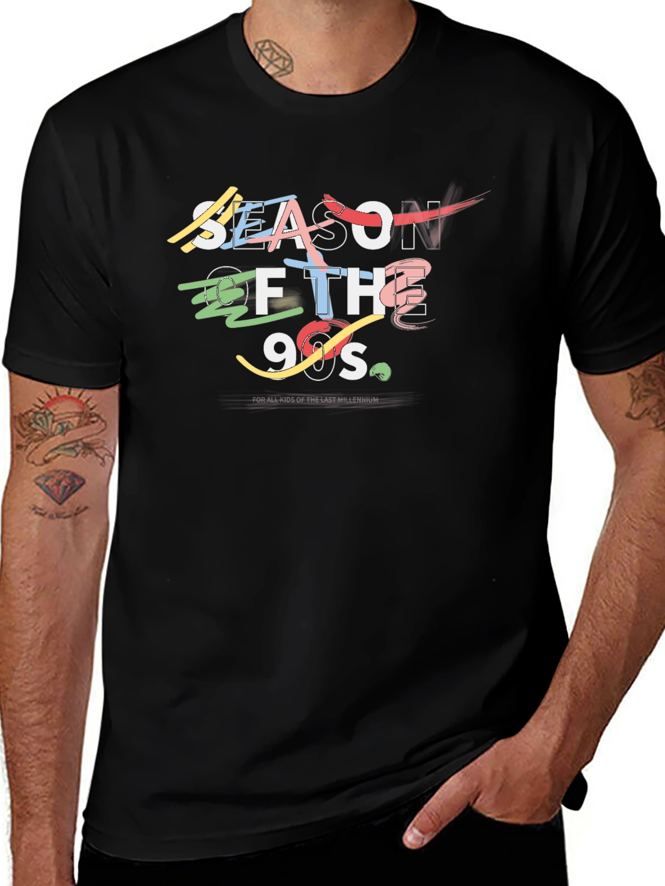 Season of the 90s Graphic Tee - Retro Style