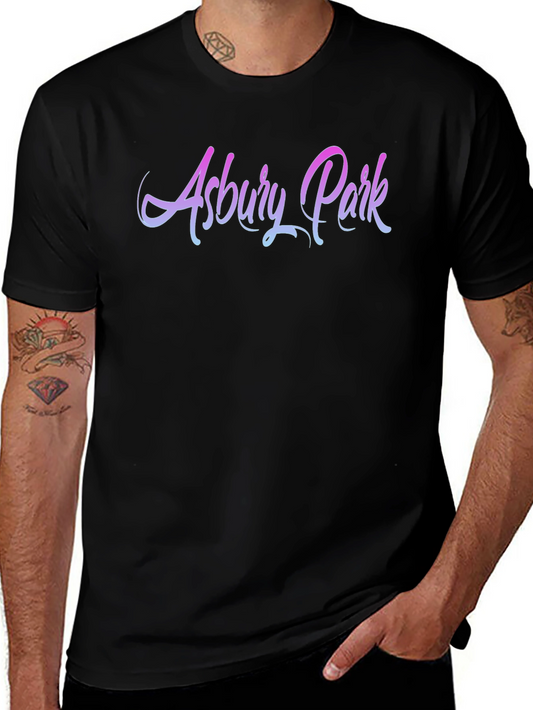 Asbury Park Gradient Text Graphic Tee