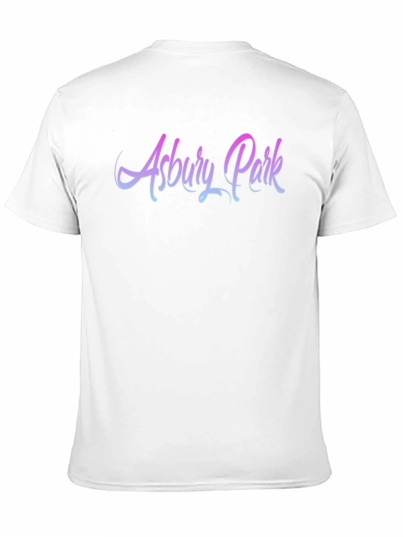 Asbury Park Gradient Text Graphic Tee