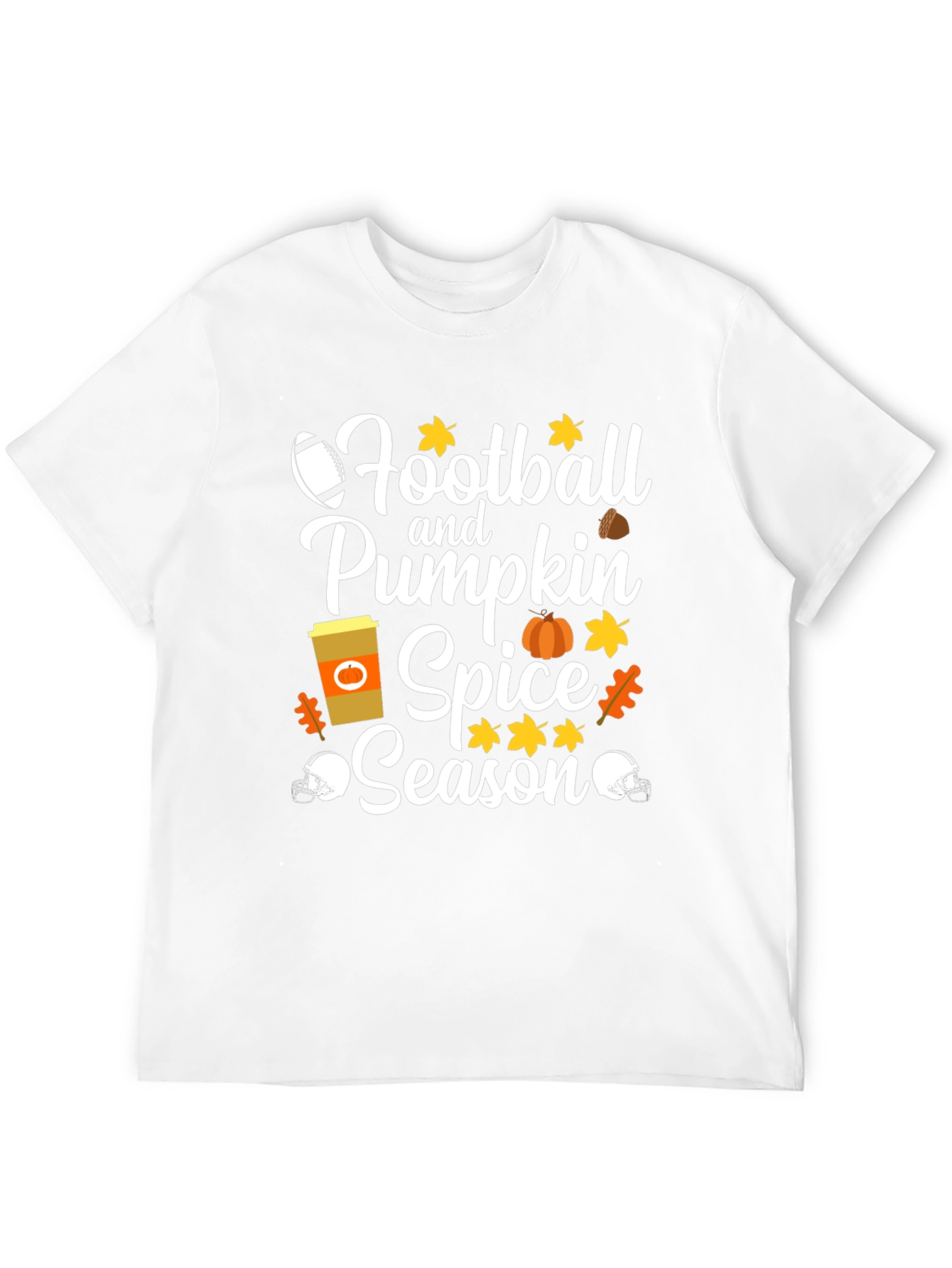 Football and Pumpkin Spice Season T-Shirt