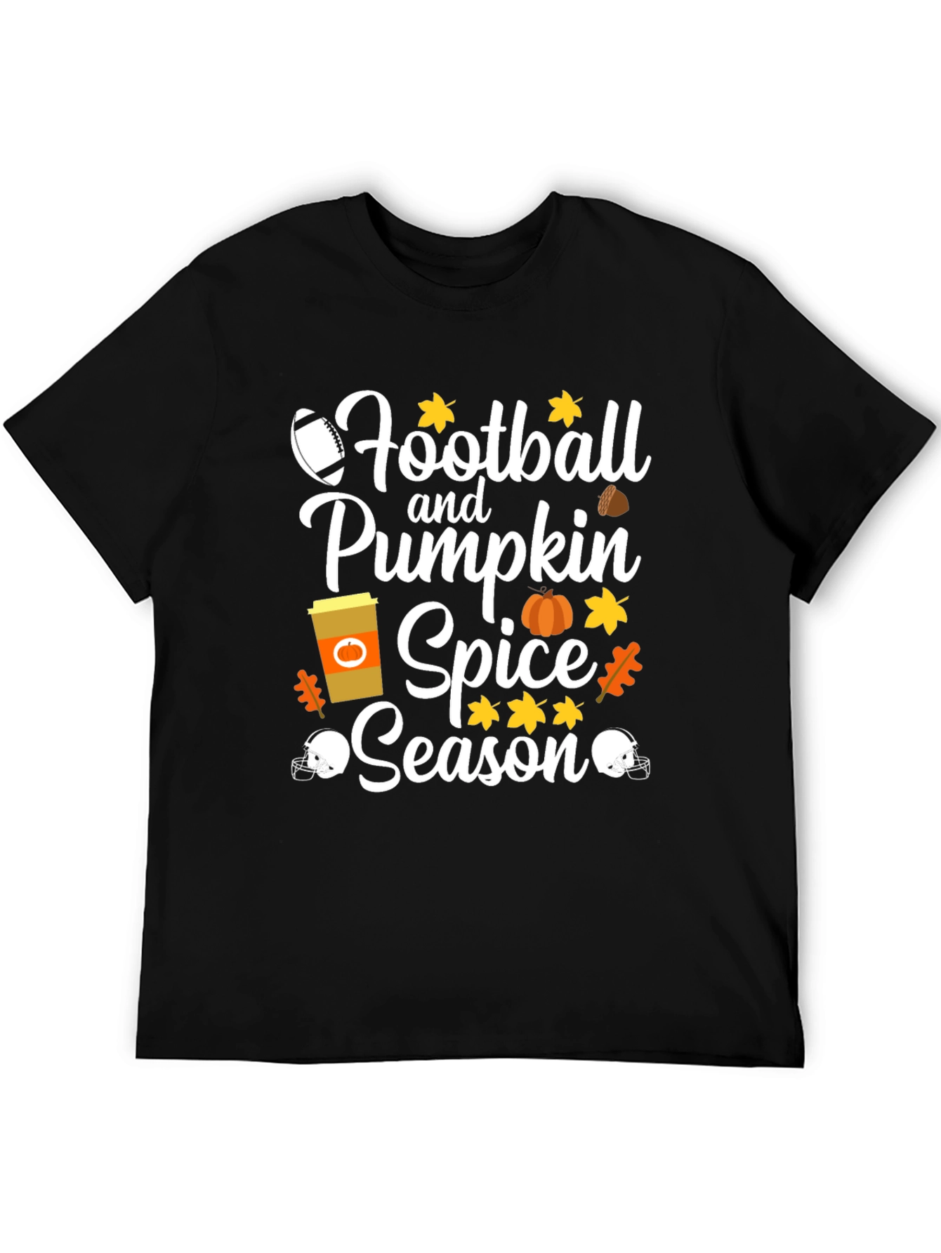 Football and Pumpkin Spice Season T-Shirt
