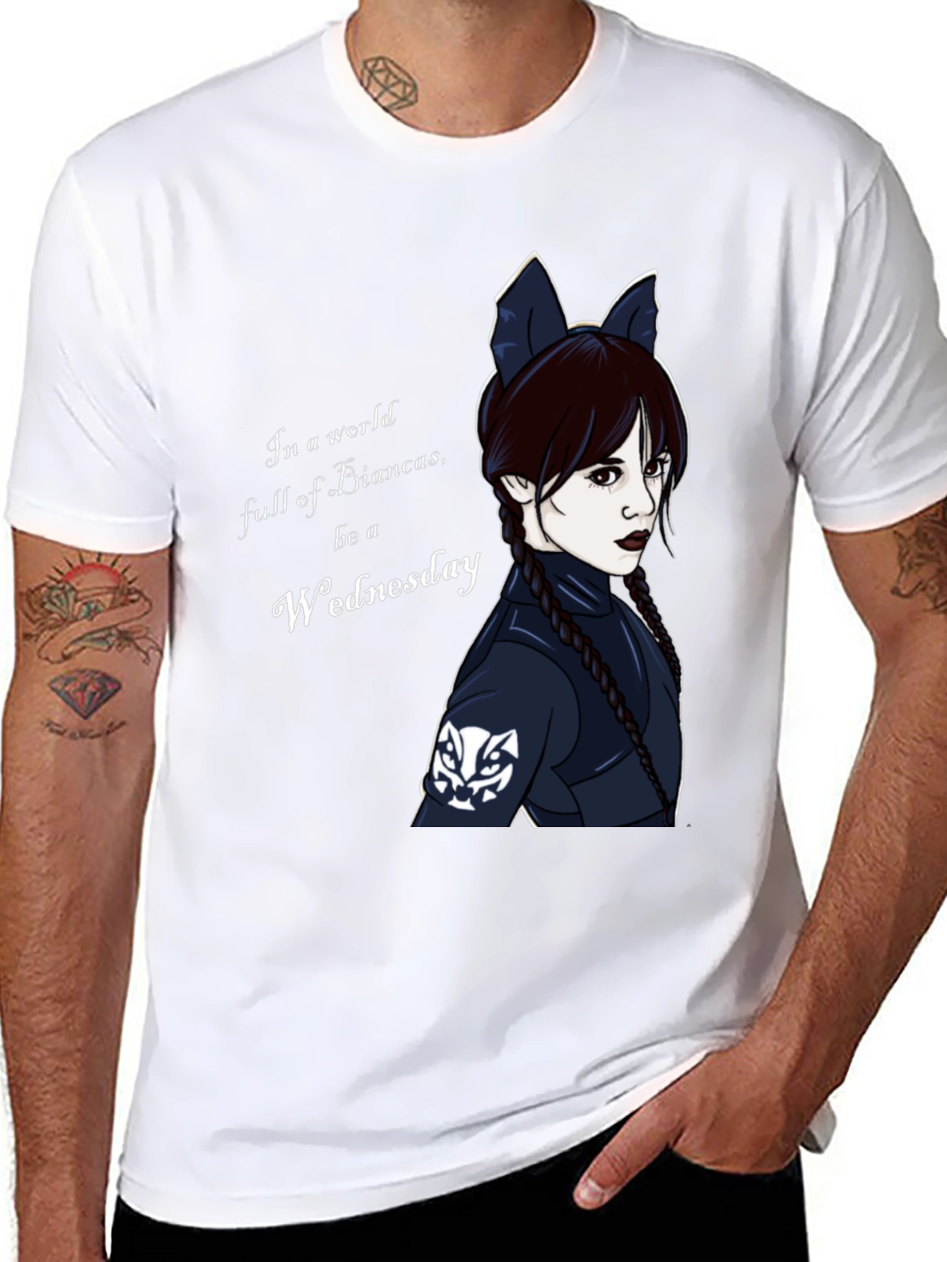 Wednesday Addams Black T-Shirt