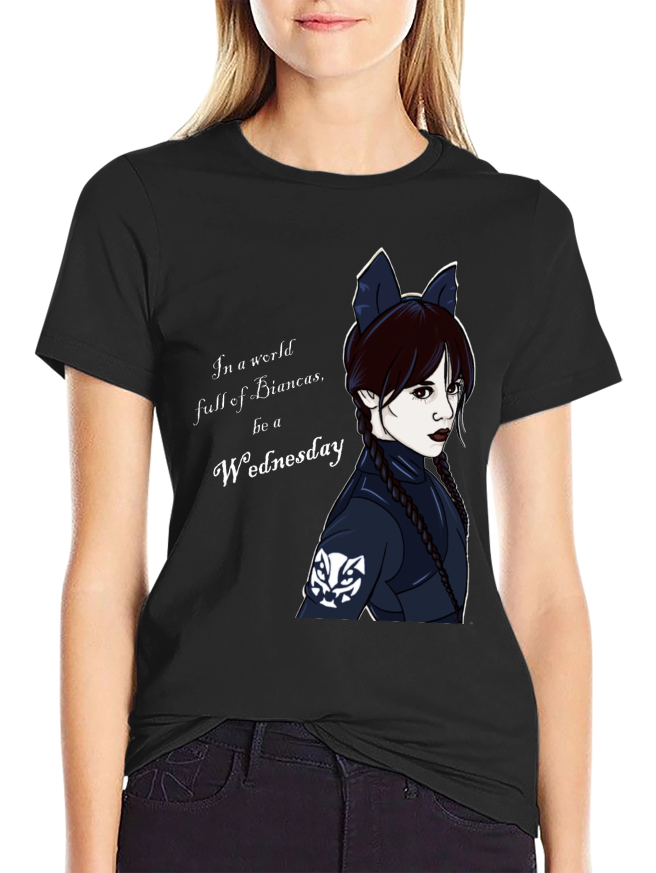 Wednesday Addams Black T-Shirt