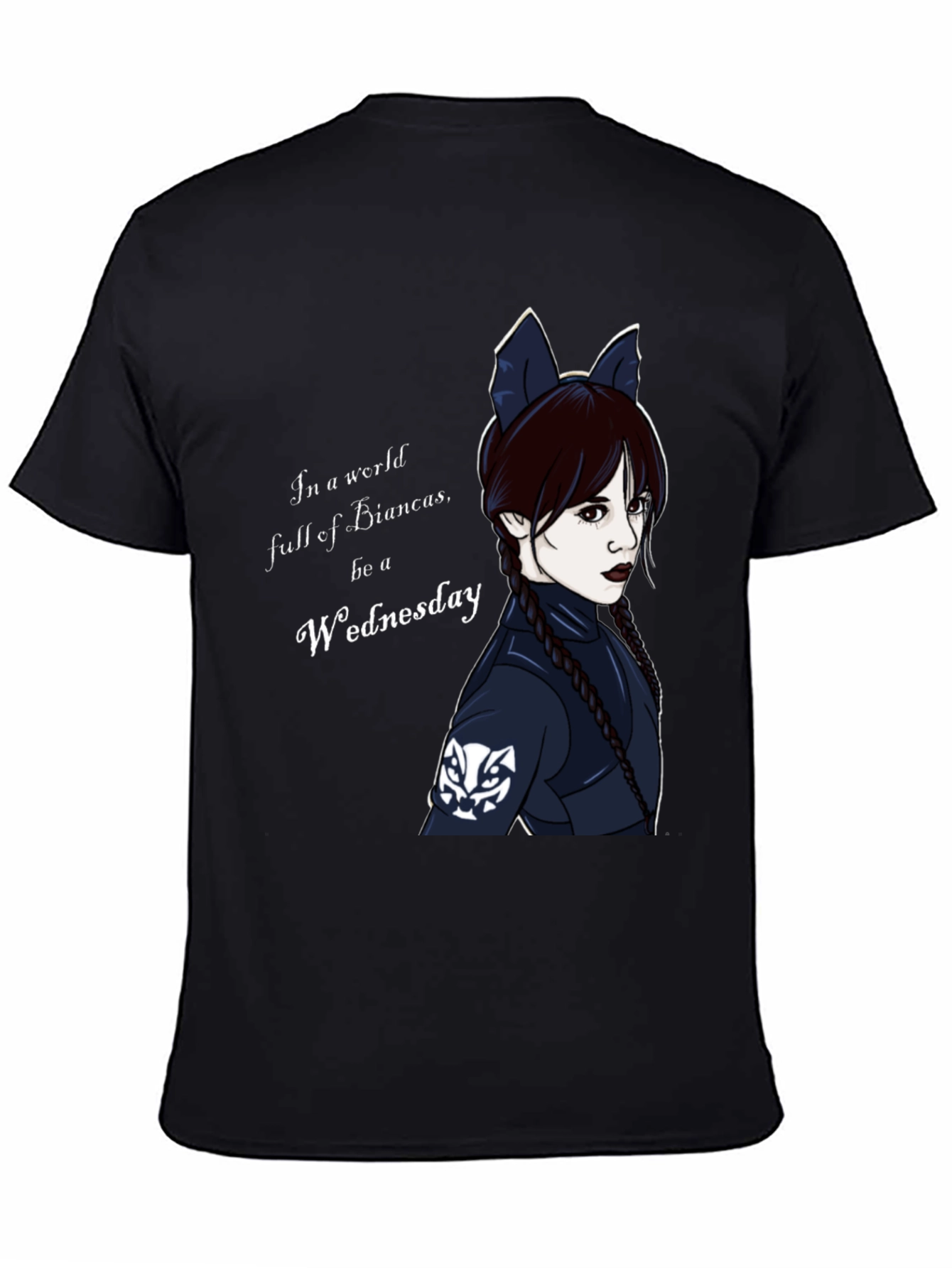 Wednesday Addams Black T-Shirt