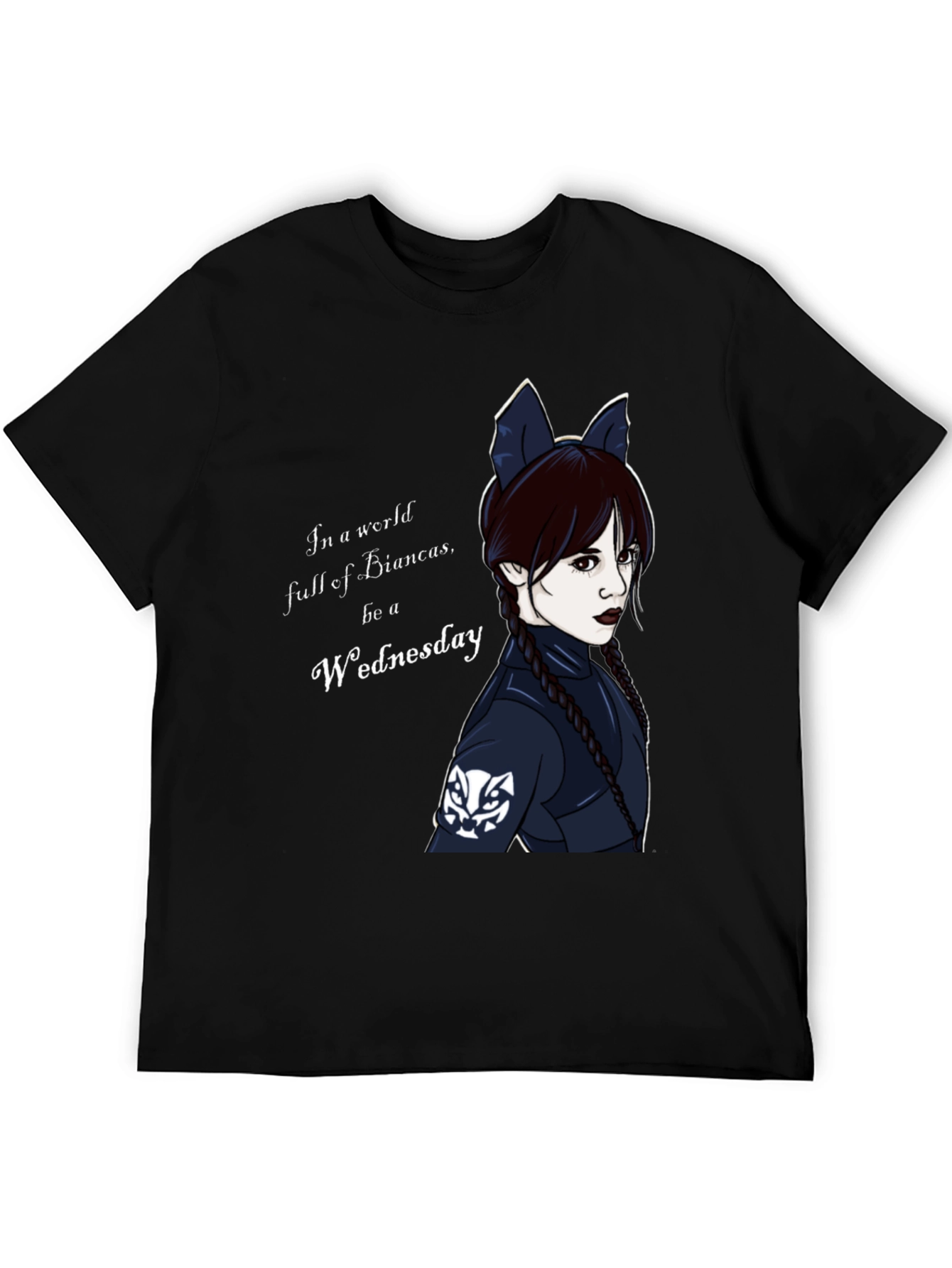 Wednesday Addams Black T-Shirt