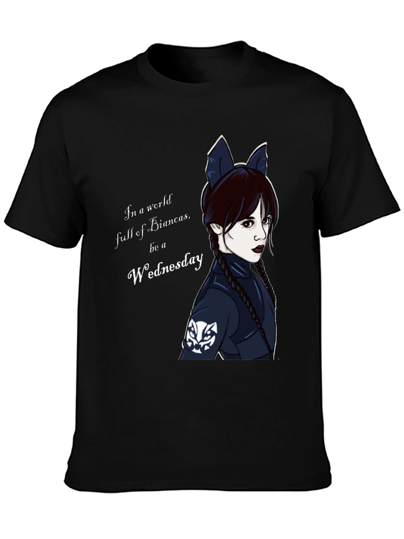 Wednesday Addams Black T-Shirt