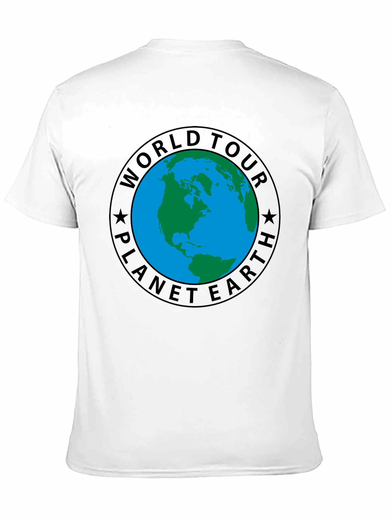 Planet Earth World Tour Black T-Shirt
