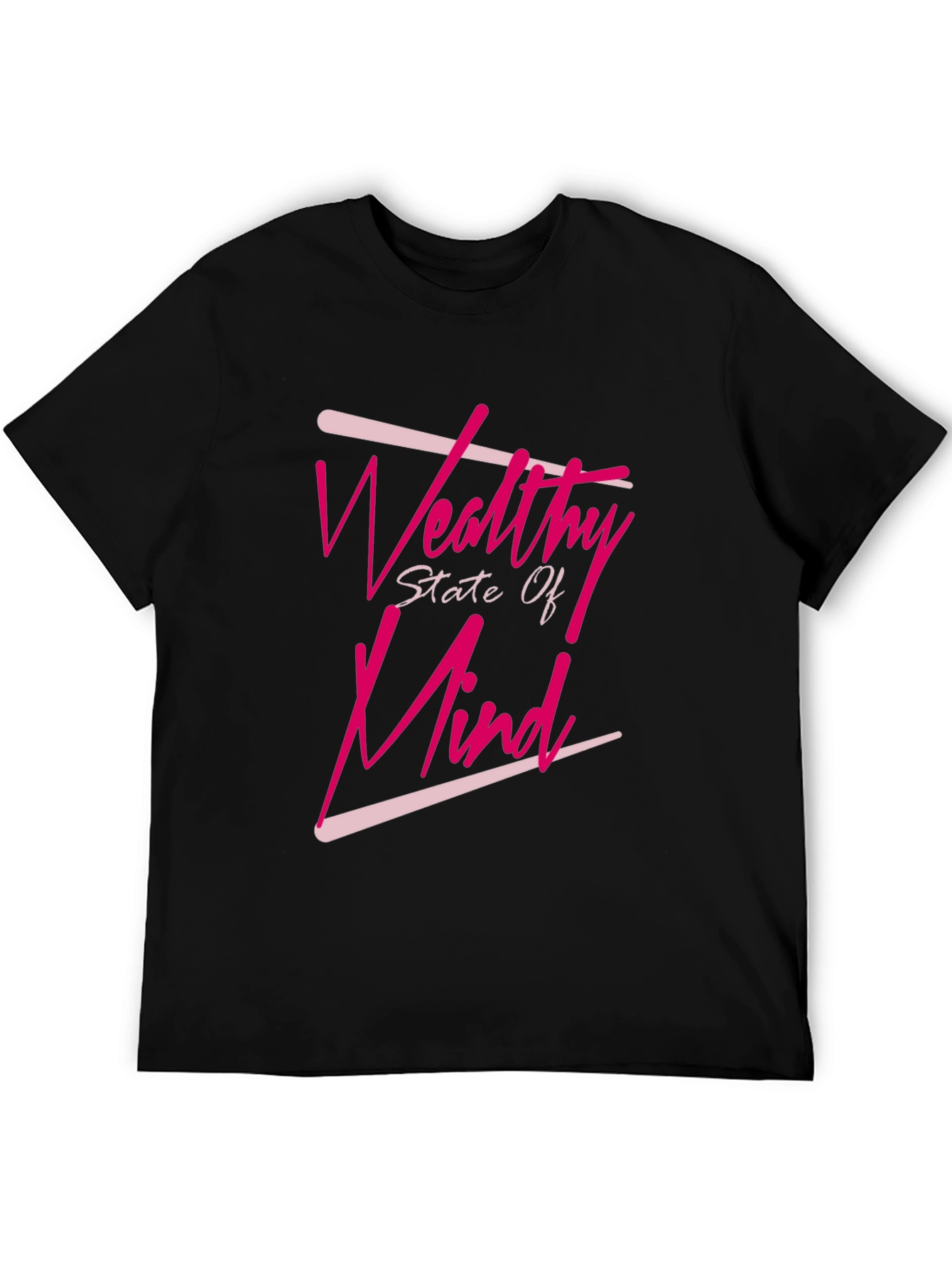 Wealthy State Of Mind Black T-Shirt